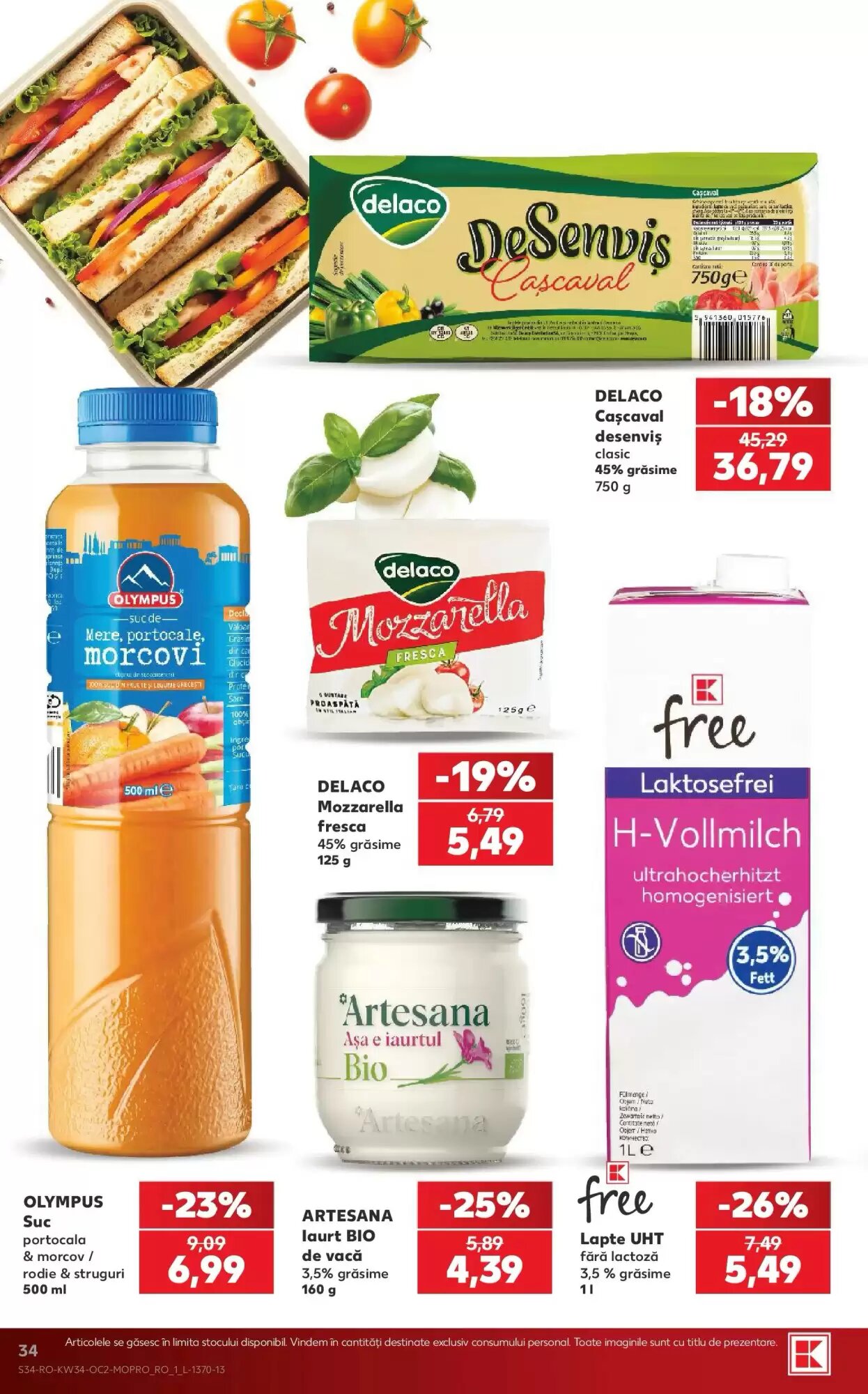 Catalogul cu oferte Kaufland valabil de la 19.08.2026 - Pagina 34.