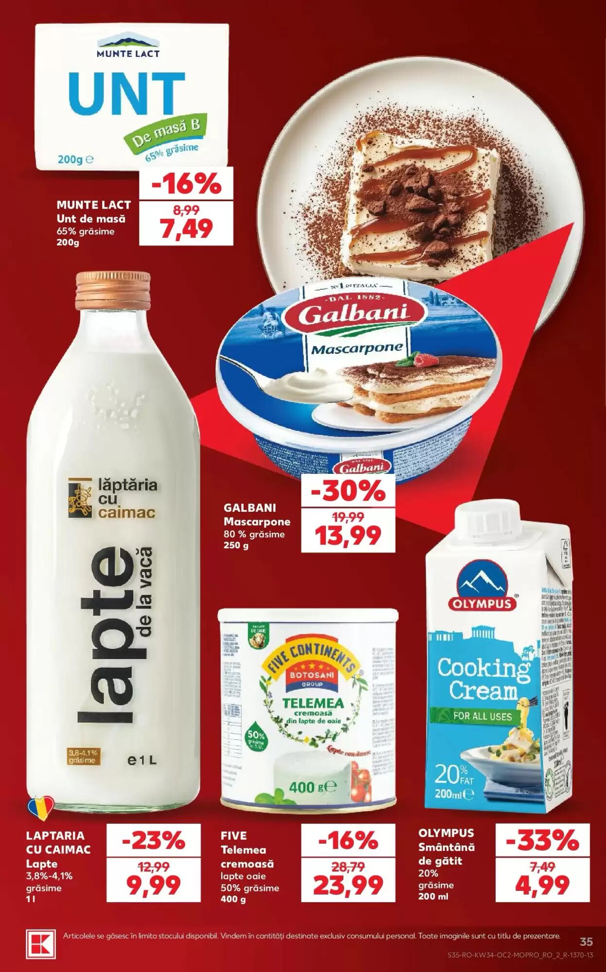 Catalogul cu oferte Kaufland valabil de la 19.08.2026 - Pagina 35.