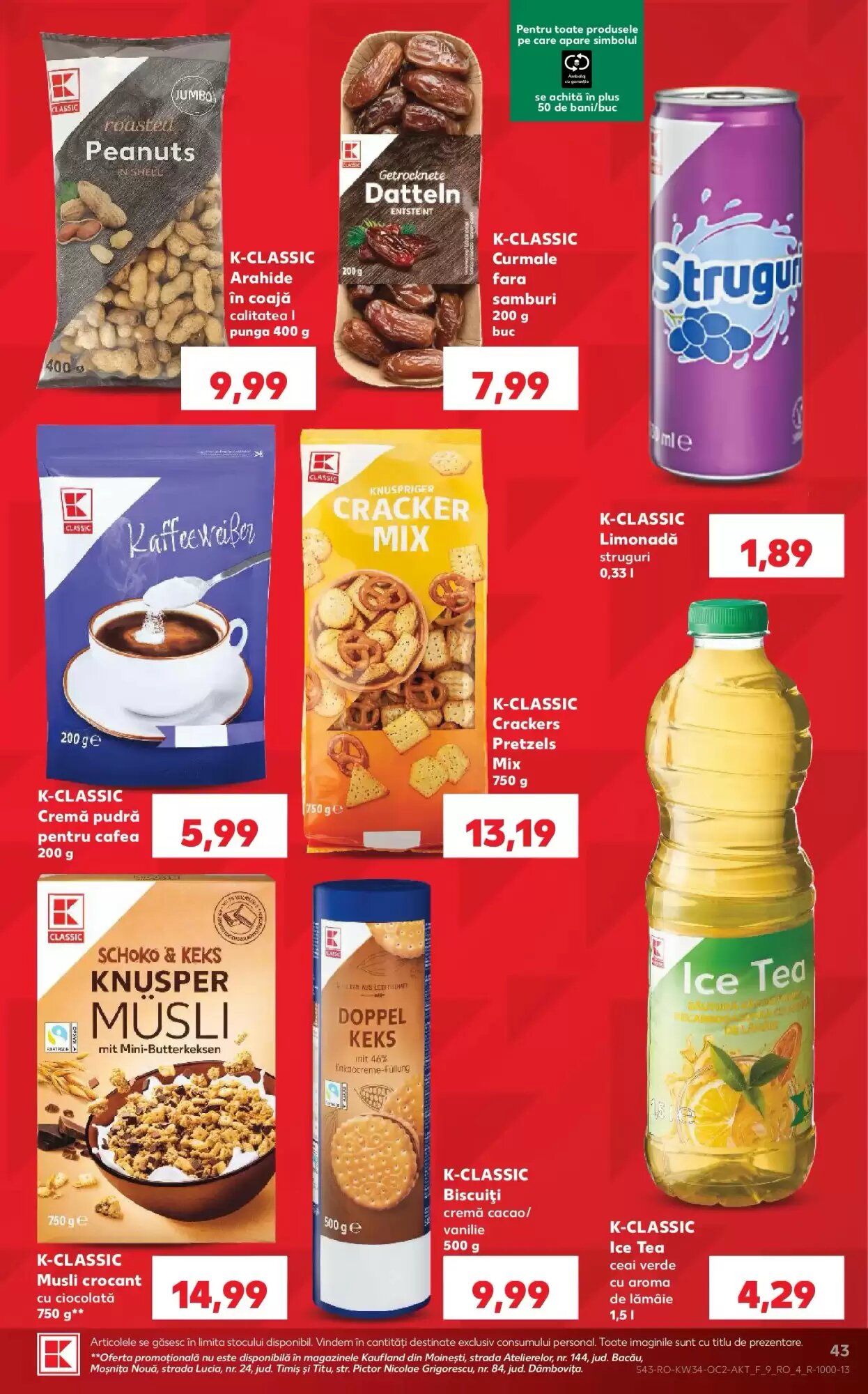 Catalogul cu oferte Kaufland valabil de la 19.08.2026 - Pagina 43.