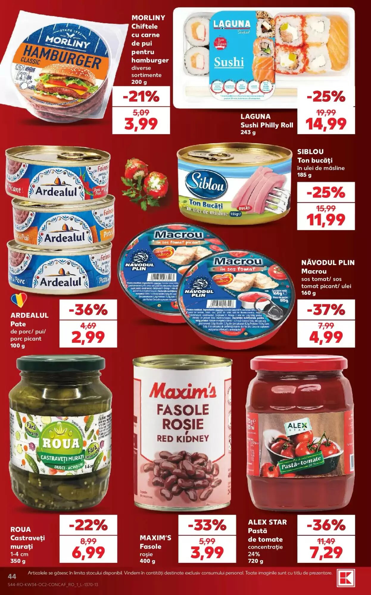 Catalogul cu oferte Kaufland valabil de la 19.08.2026 - Pagina 44.