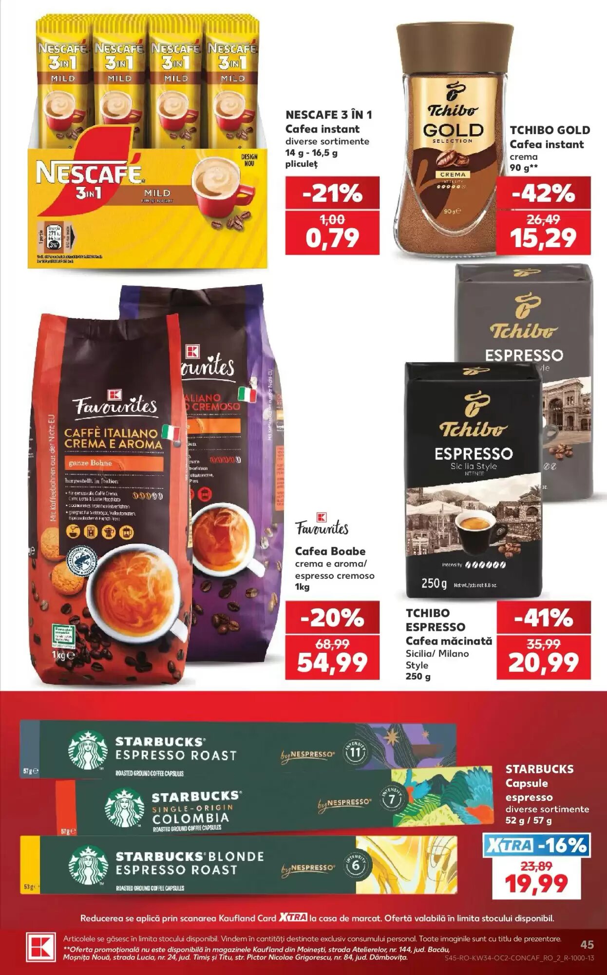 Catalogul cu oferte Kaufland valabil de la 19.08.2026 - Pagina 45.