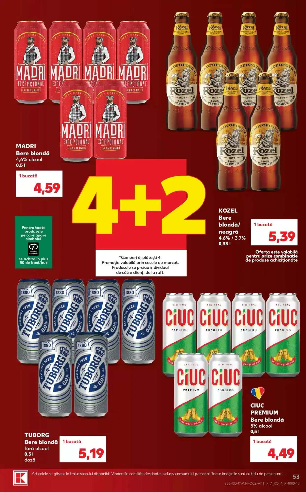Catalogul cu oferte Kaufland valabil de la 19.08.2026 - Pagina 53.