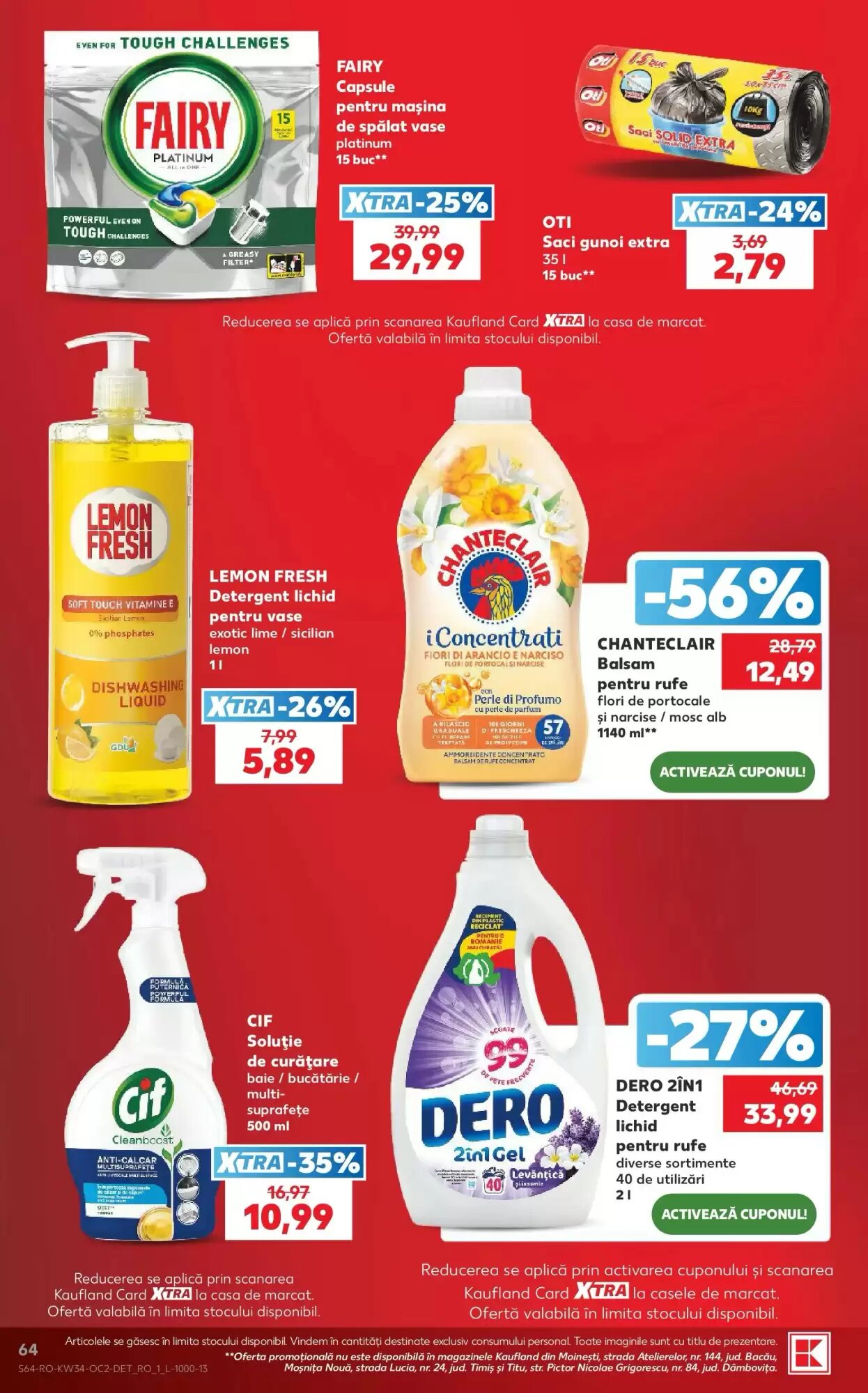 Catalogul cu oferte Kaufland valabil de la 19.08.2026 - Pagina 64.