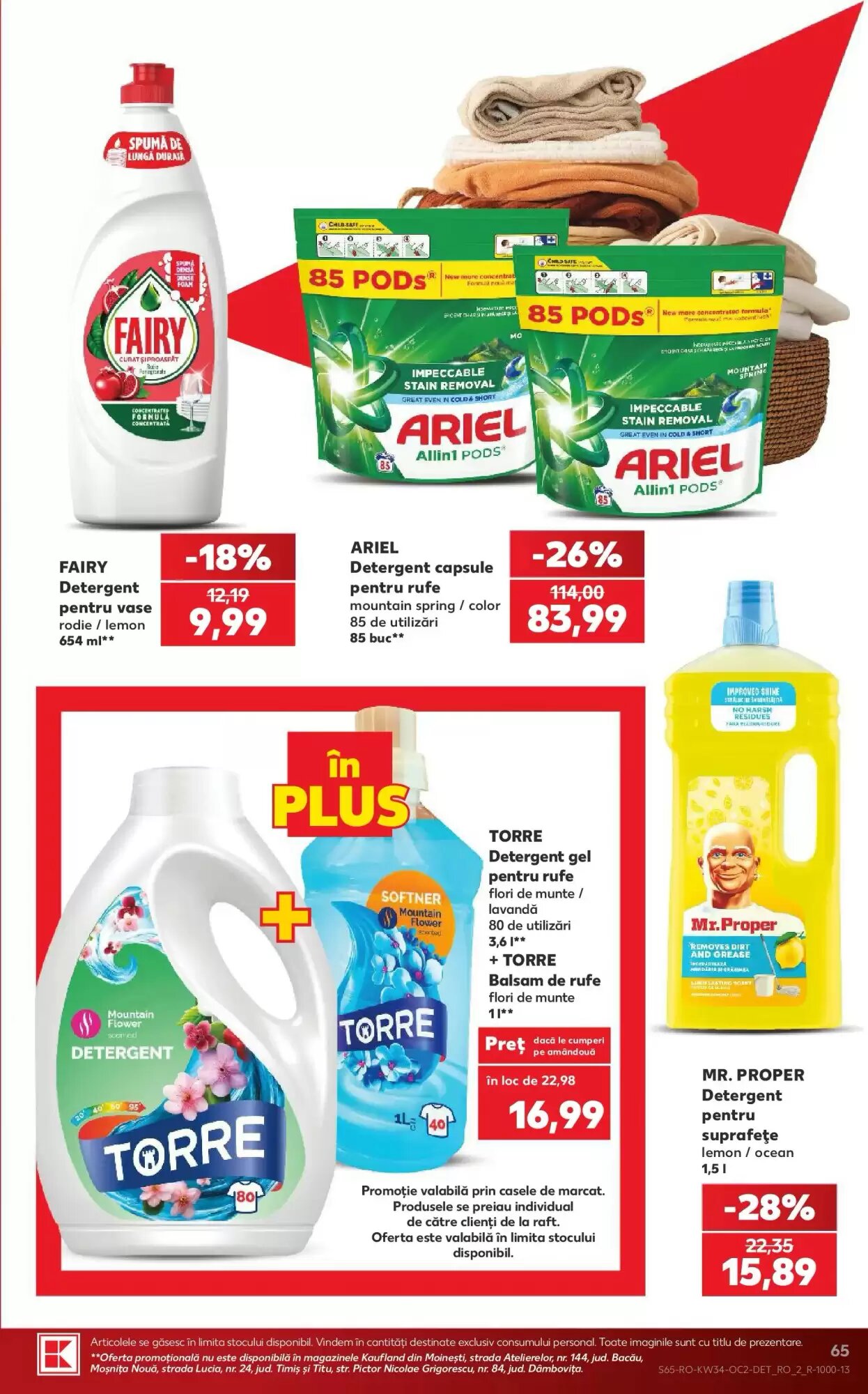 Catalogul cu oferte Kaufland valabil de la 19.08.2026 - Pagina 65.
