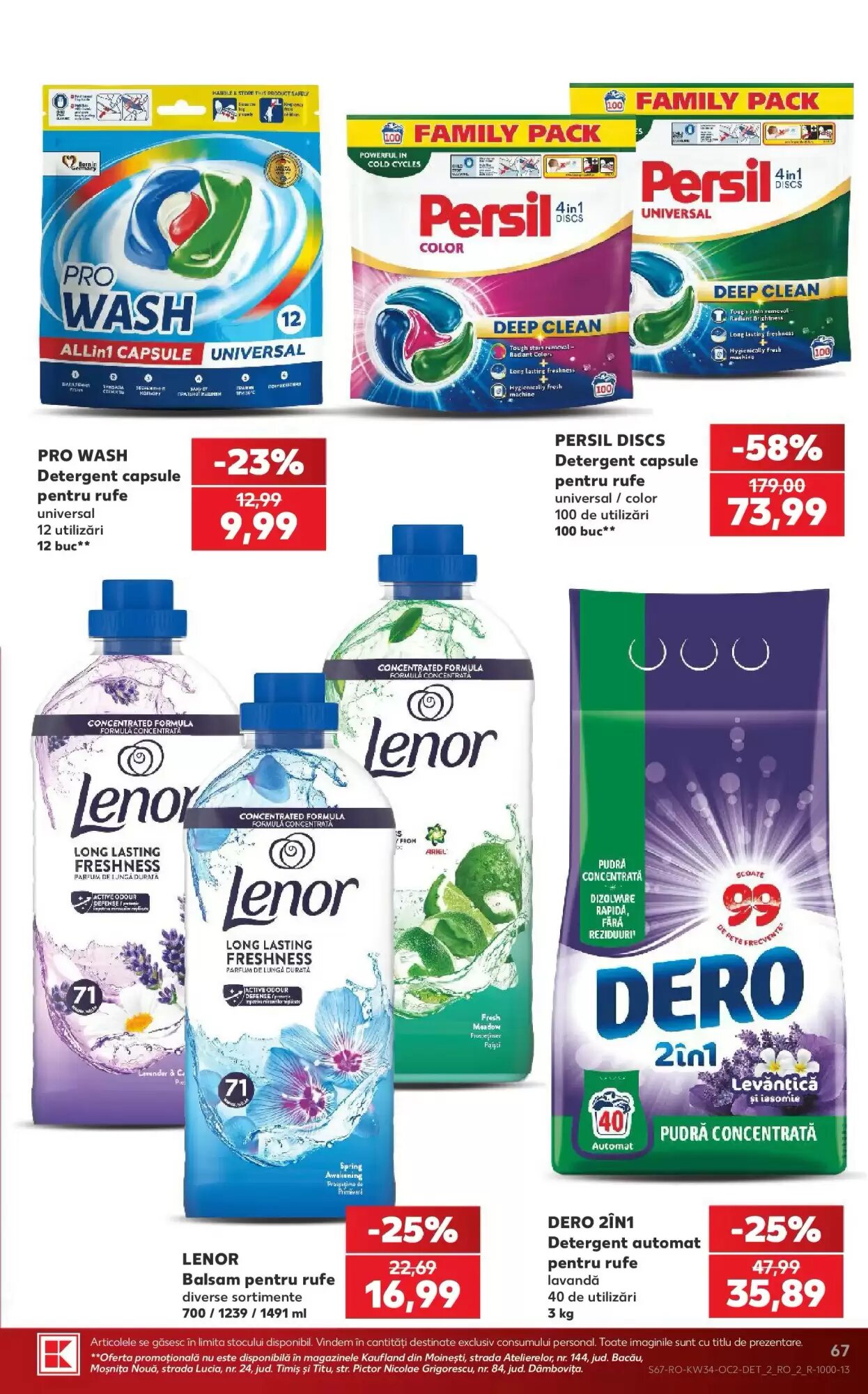 Catalogul cu oferte Kaufland valabil de la 19.08.2026 - Pagina 67.