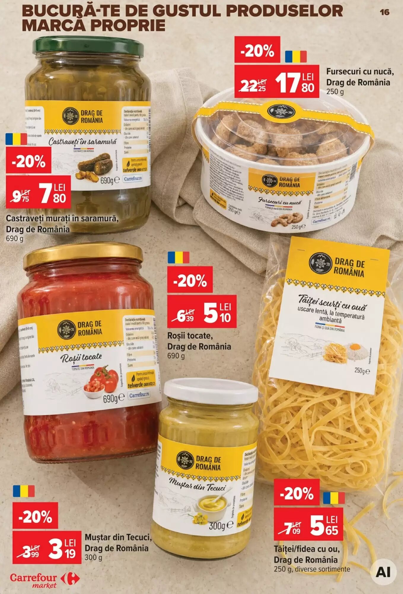 Catalogul cu oferte Carrefour Market valabil de la 19.08.2026 - Pagina 16.