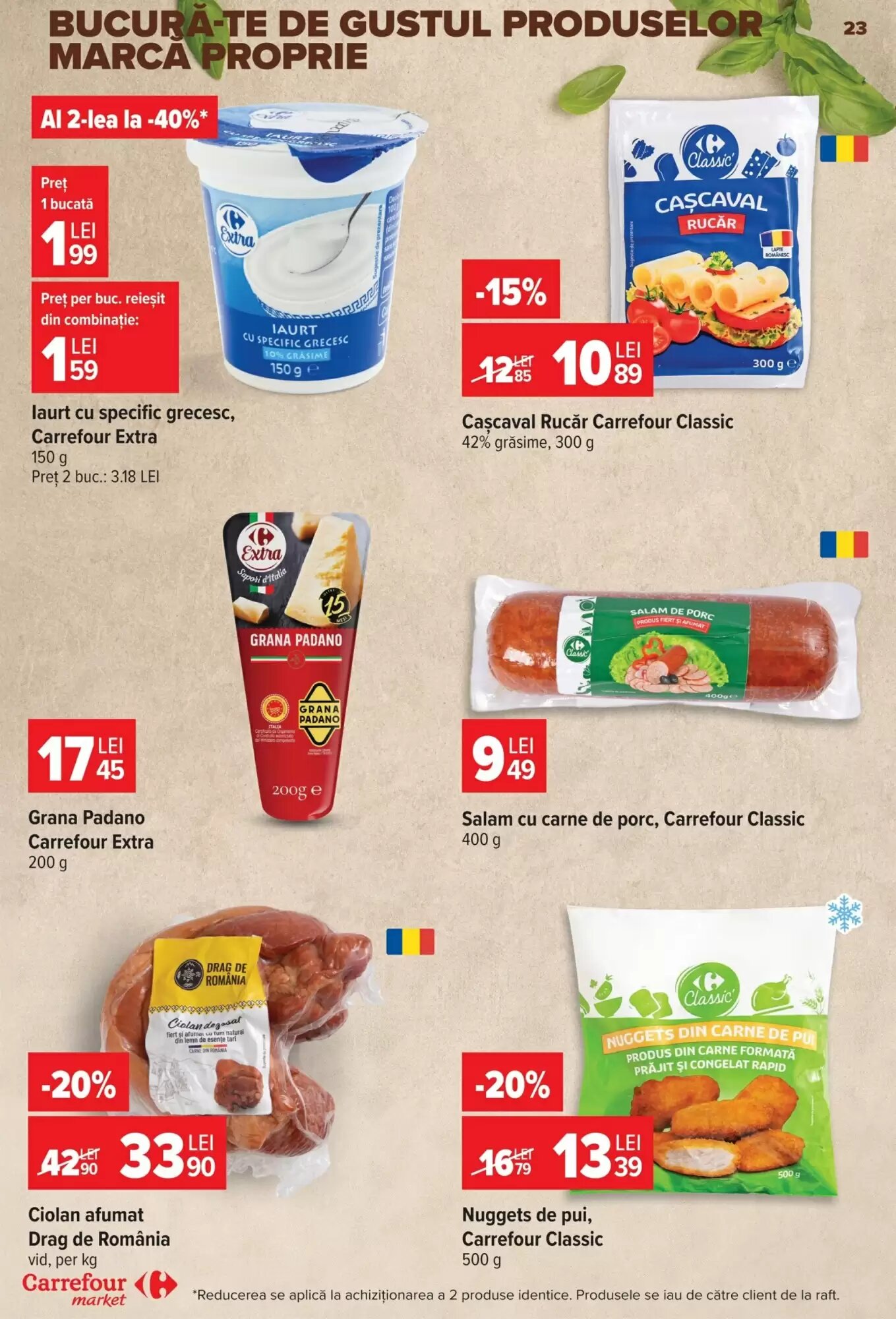 Catalogul cu oferte Carrefour Market valabil de la 19.08.2026 - Pagina 23.