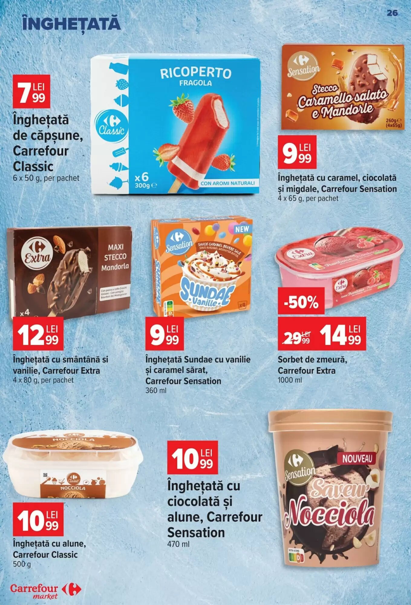 Catalogul cu oferte Carrefour Market valabil de la 19.08.2026 - Pagina 26.