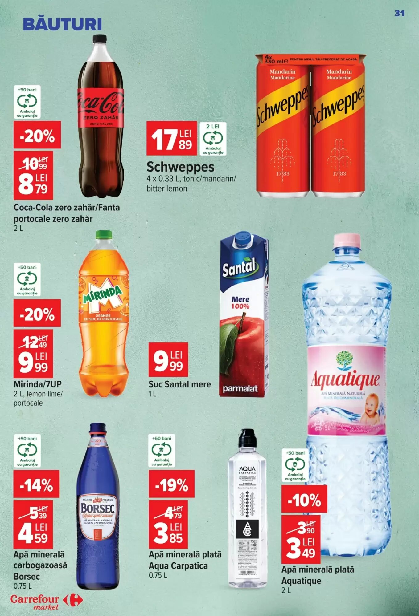 Catalogul cu oferte Carrefour Market valabil de la 19.08.2026 - Pagina 31.