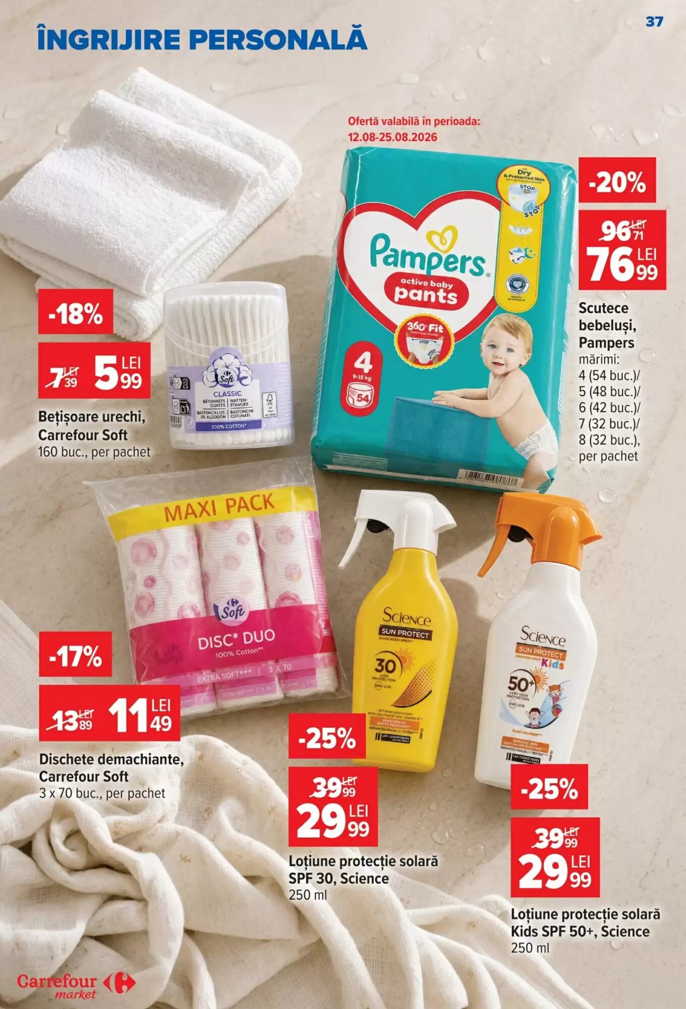 Catalogul cu oferte Carrefour Market valabil de la 19.08.2026 - Pagina 37.