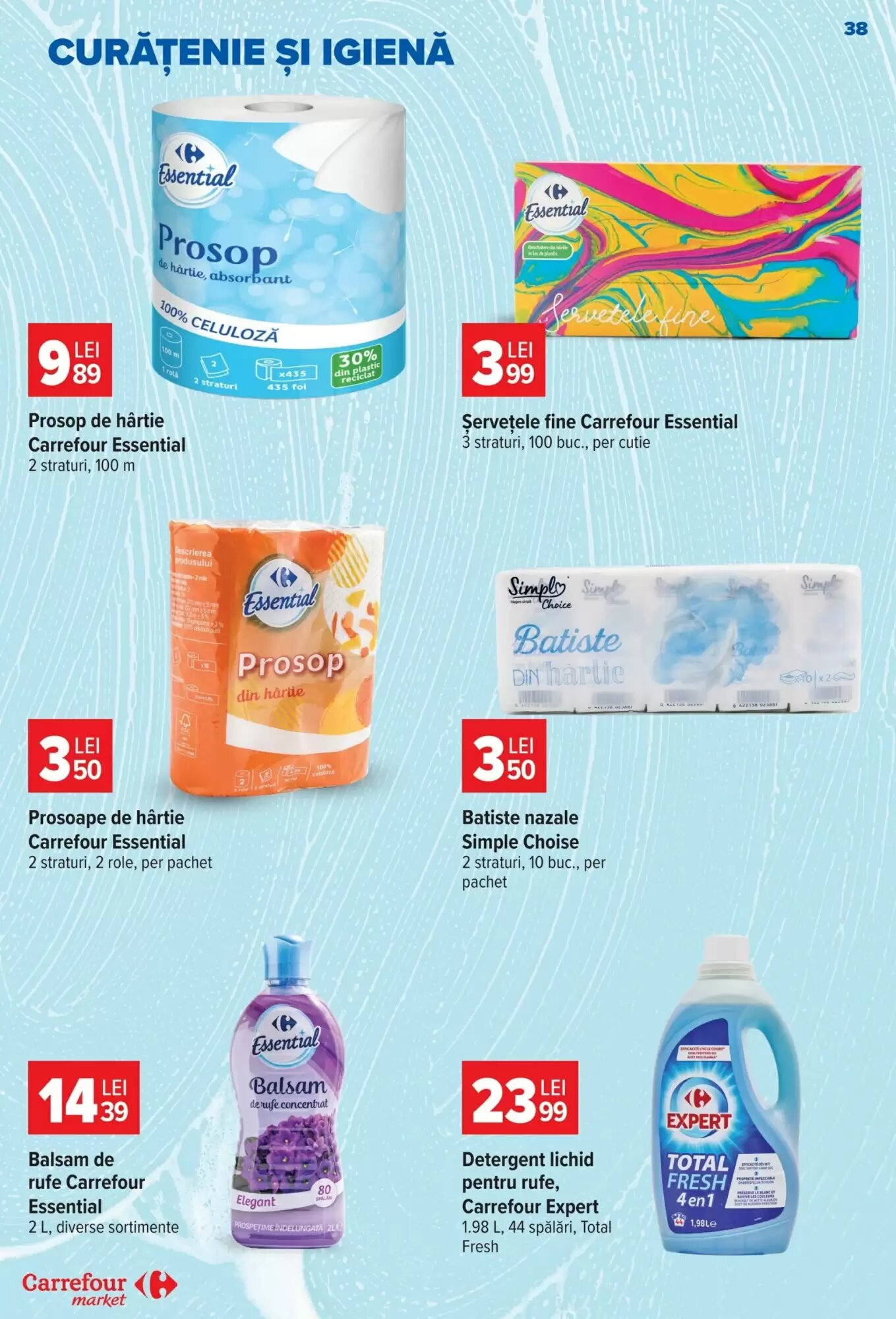 Catalogul cu oferte Carrefour Market valabil de la 19.08.2026 - Pagina 38.