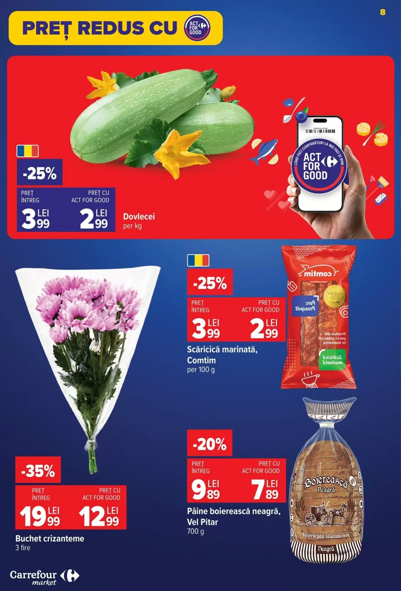 Catalogul cu oferte Carrefour Market valabil de la 19.08.2026 - Pagina 8.