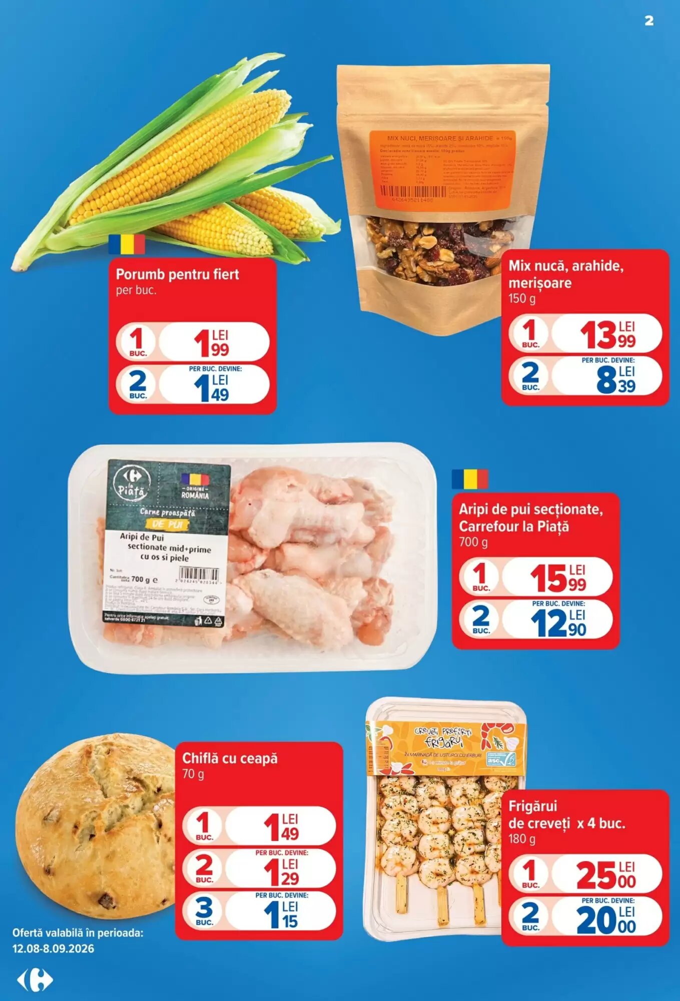Catalogul cu oferte Carrefour valabil de la 19.08.2026 - Pagina 2.