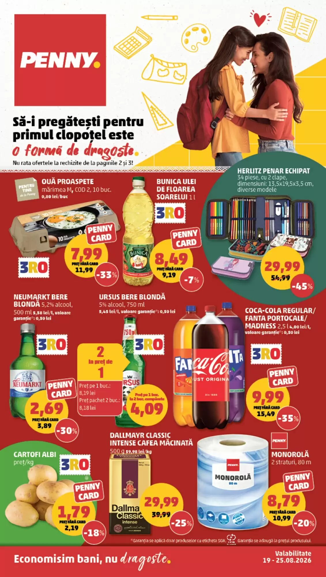 Catalogul cu oferte Penny valabil de la 19.08.2026 - Pagina 1.