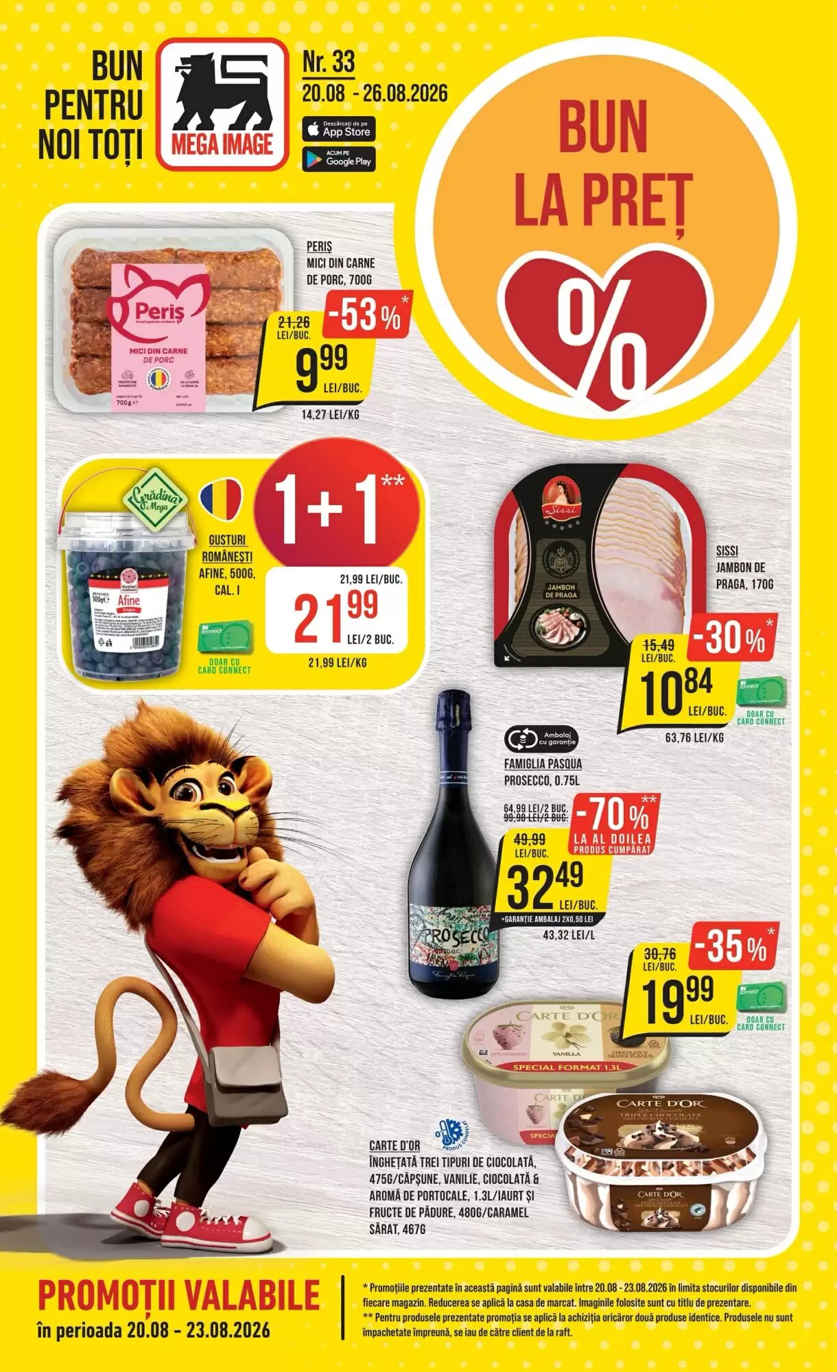 Catalogul cu oferte Mega Image valabil de la 20.08.2026 - Pagina 1.