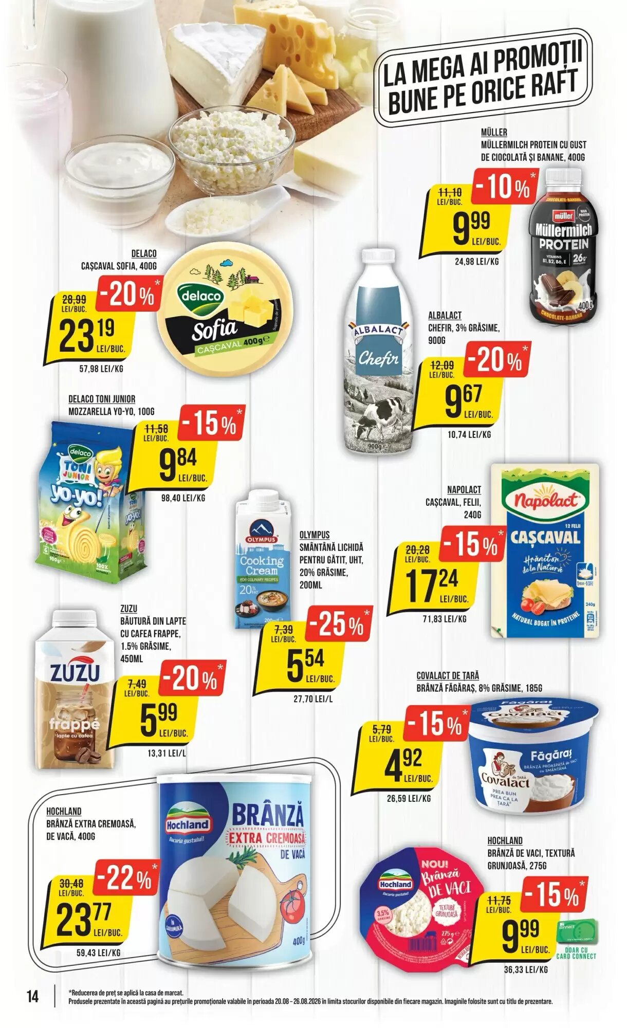 Catalogul cu oferte Mega Image valabil de la 20.08.2026 - Pagina 14.