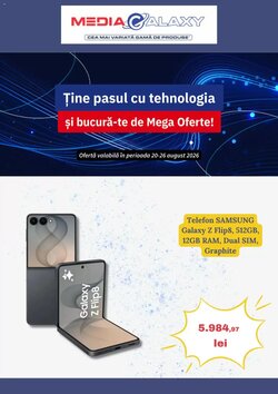 Catalogul cu oferte Media Galaxy valabil de la 20.08.2026