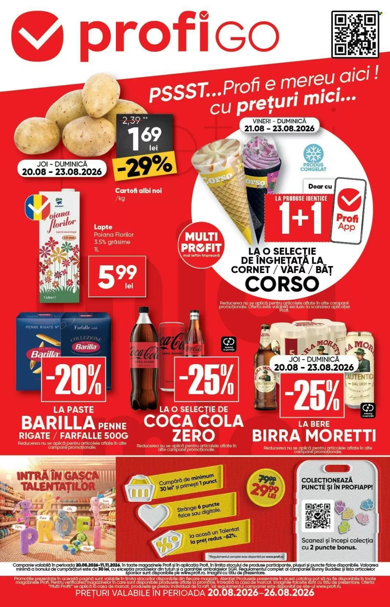 Catalogul cu oferte PROFI valabil de la 20.08.2026 - Pagina 1.