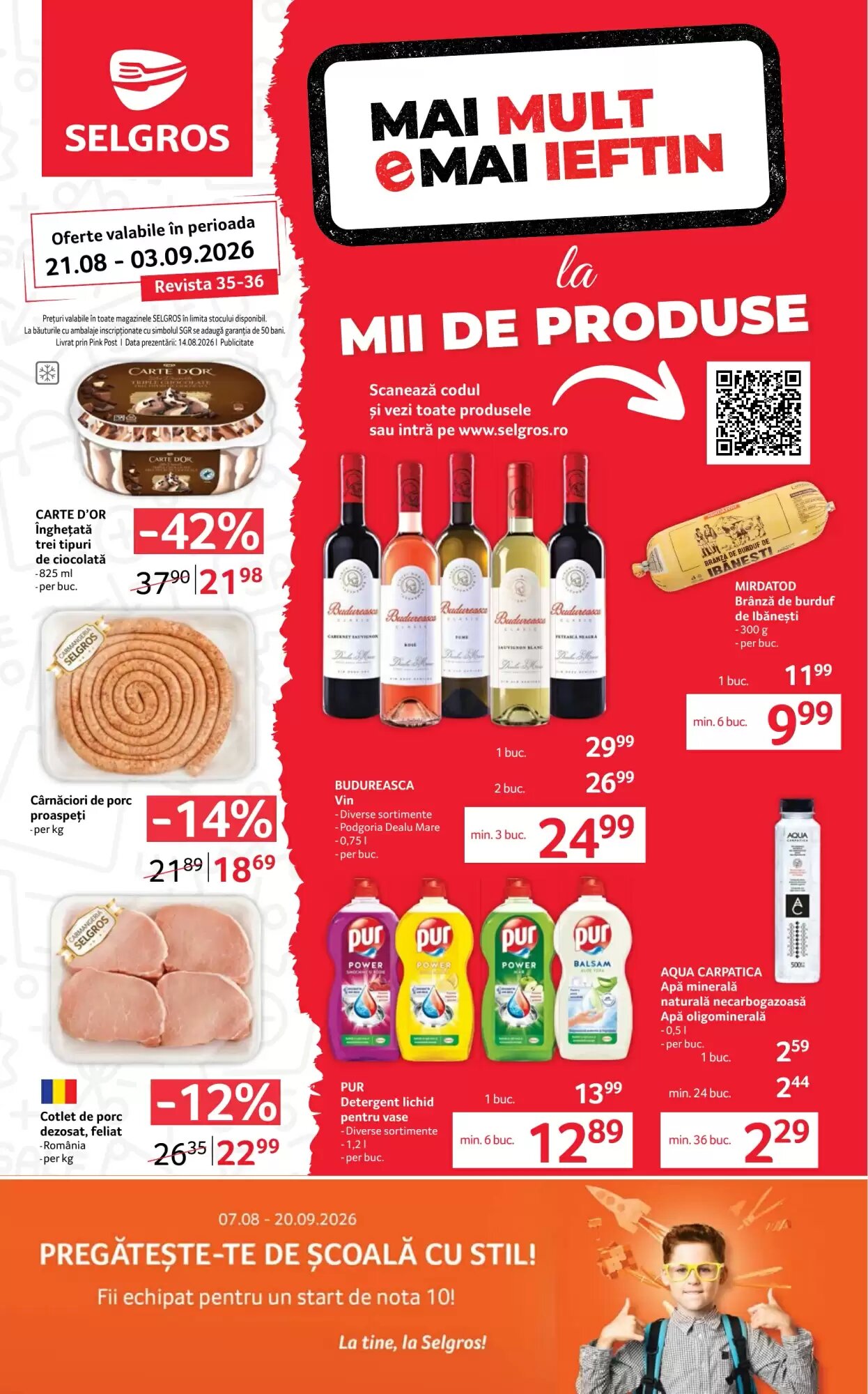 Catalogul cu oferte Selgros valabil de la 21.08.2026 - Pagina 1.