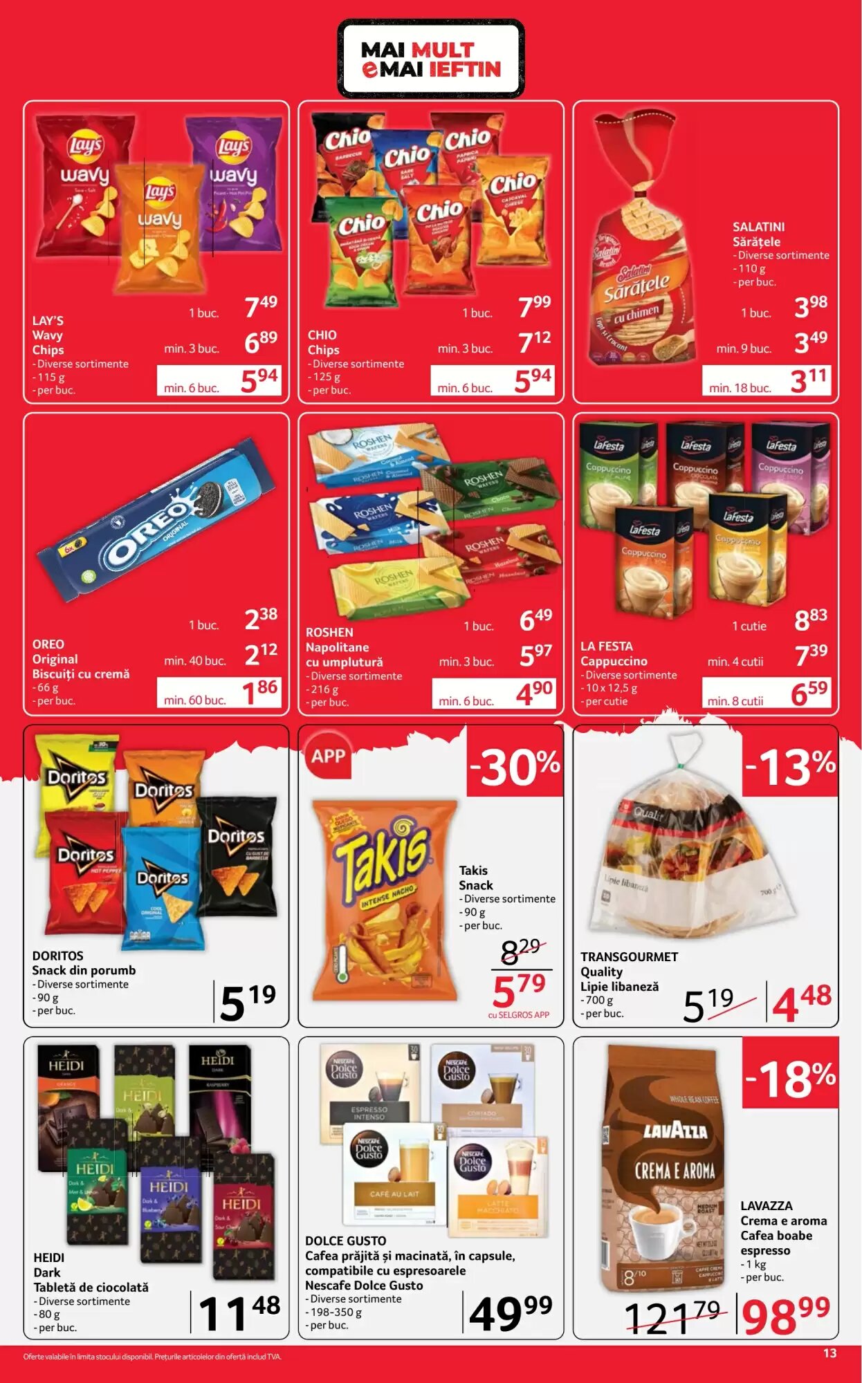 Catalogul cu oferte Selgros valabil de la 21.08.2026 - Pagina 13.