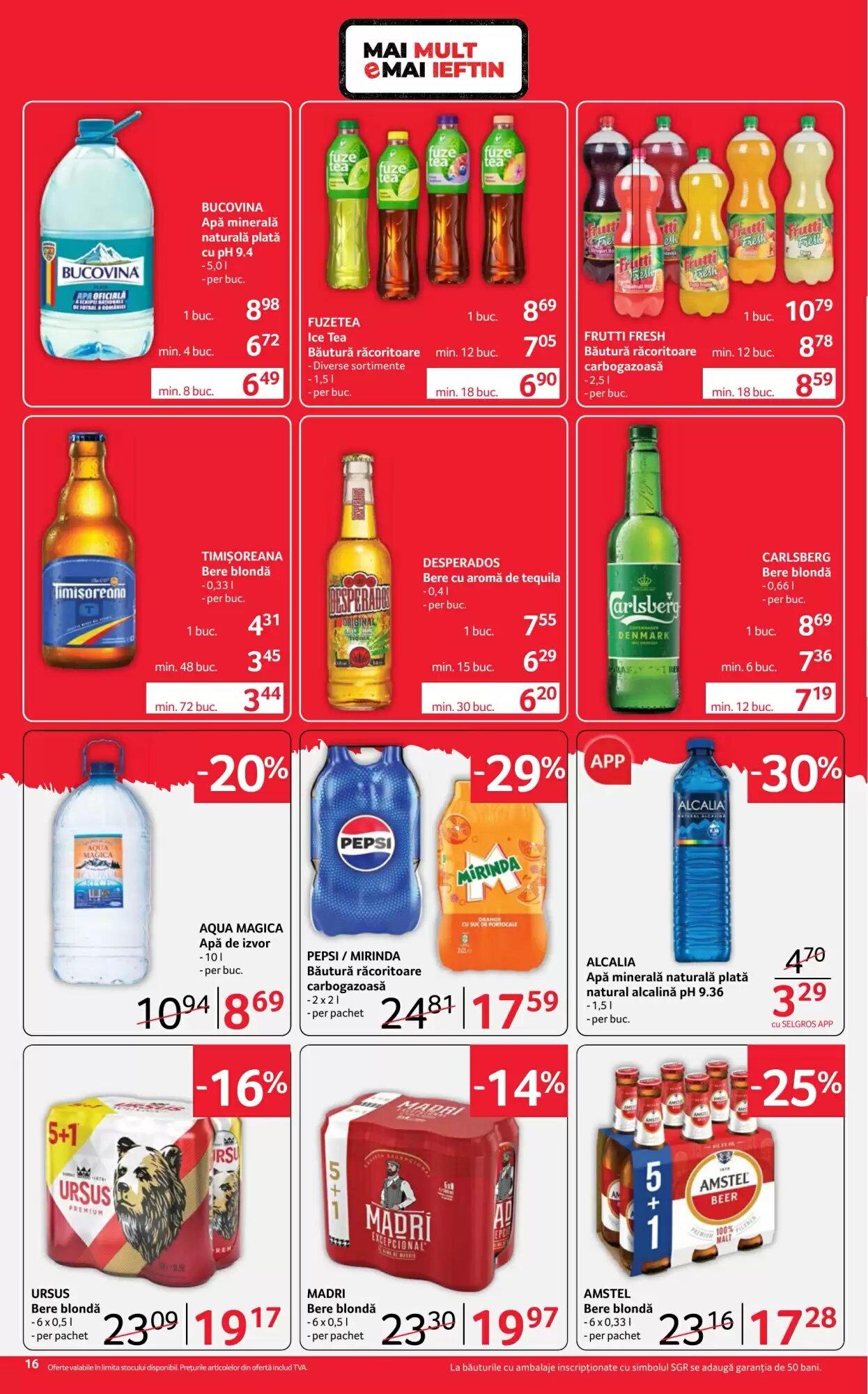 Catalogul cu oferte Selgros valabil de la 21.08.2026 - Pagina 16.