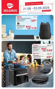 Catalogul cu oferte Selgros valabil de la 21.08.2026