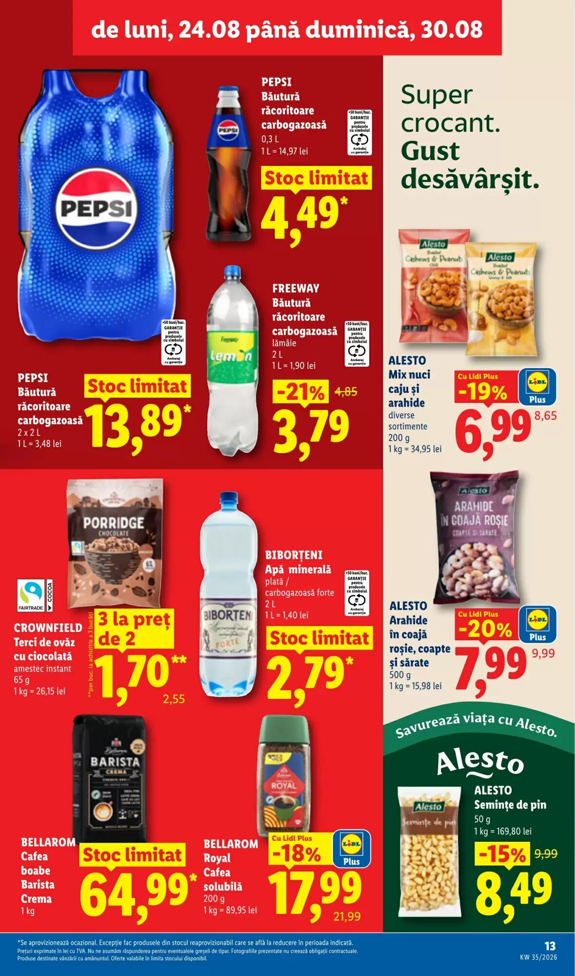 Catalogul cu oferte Lidl valabil de la 24.08.2026 - Pagina 13.