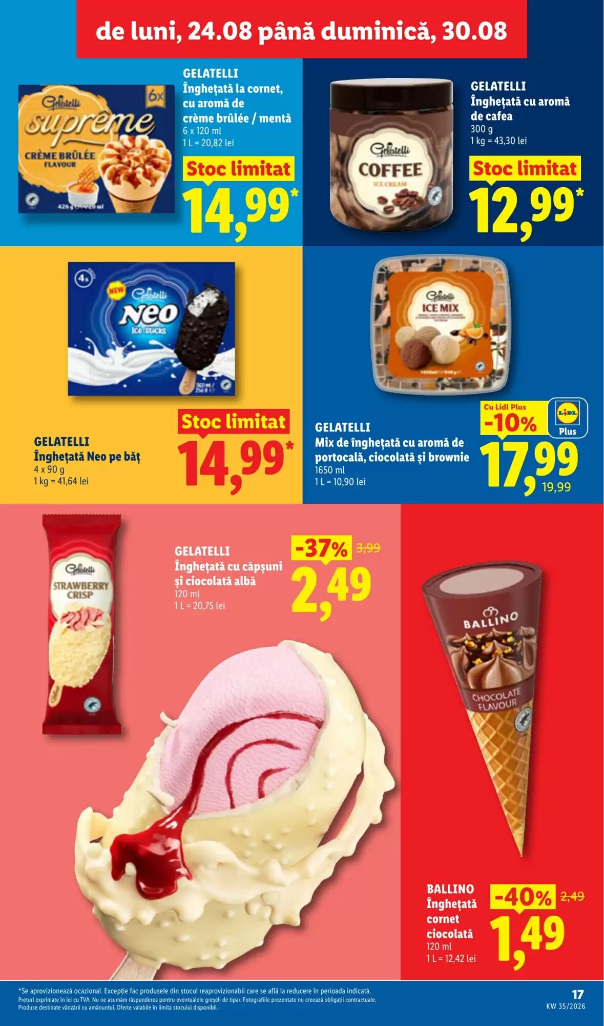 Catalogul cu oferte Lidl valabil de la 24.08.2026 - Pagina 17.