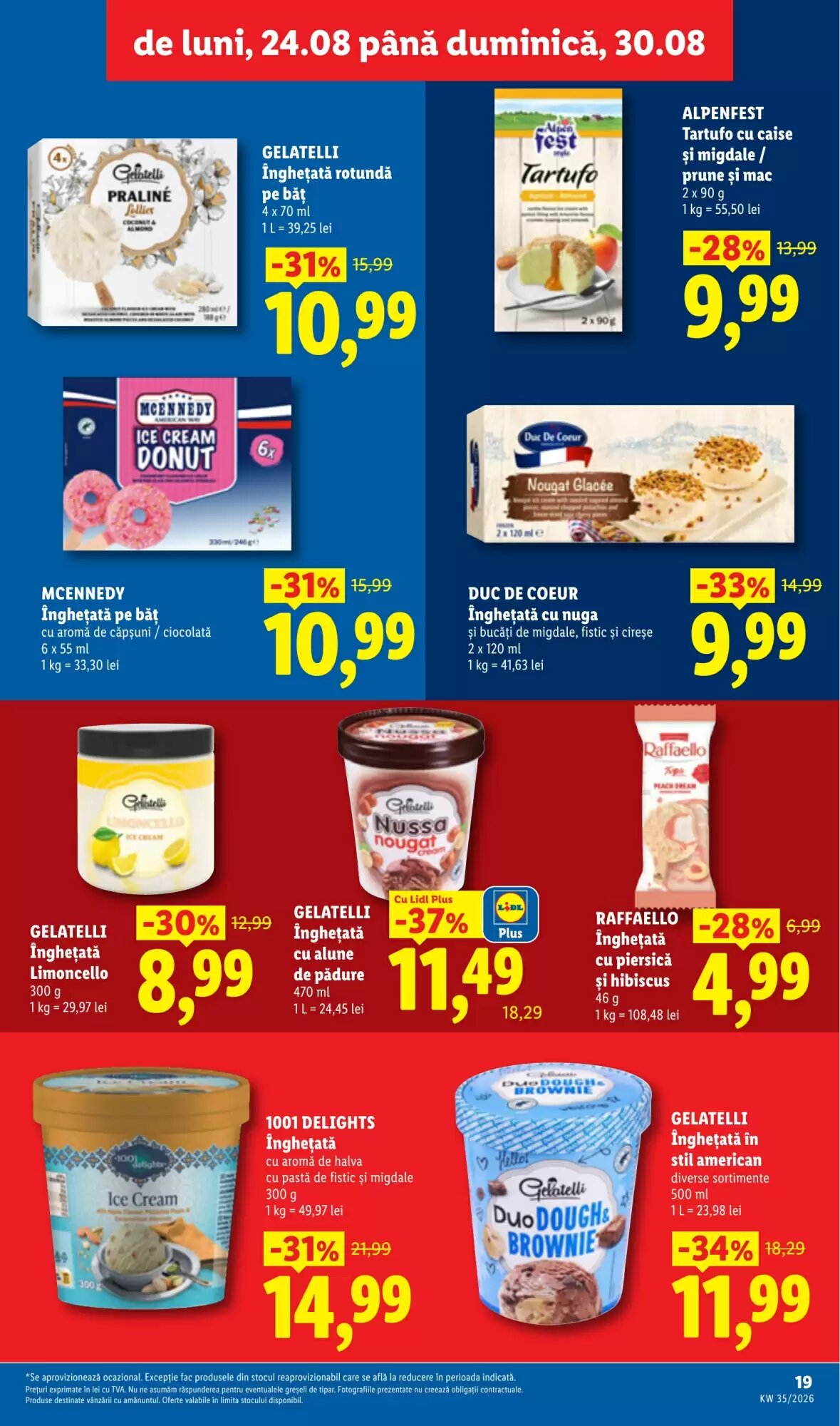Catalogul cu oferte Lidl valabil de la 24.08.2026 - Pagina 19.