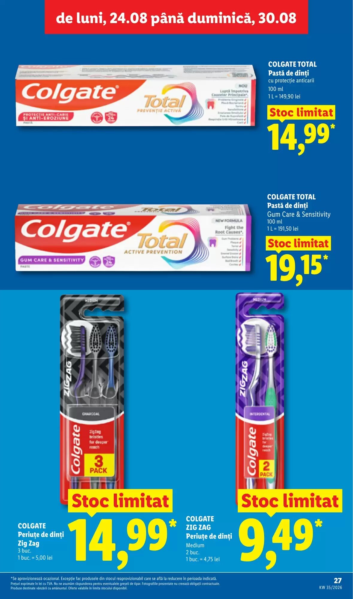 Catalogul cu oferte Lidl valabil de la 24.08.2026 - Pagina 27.