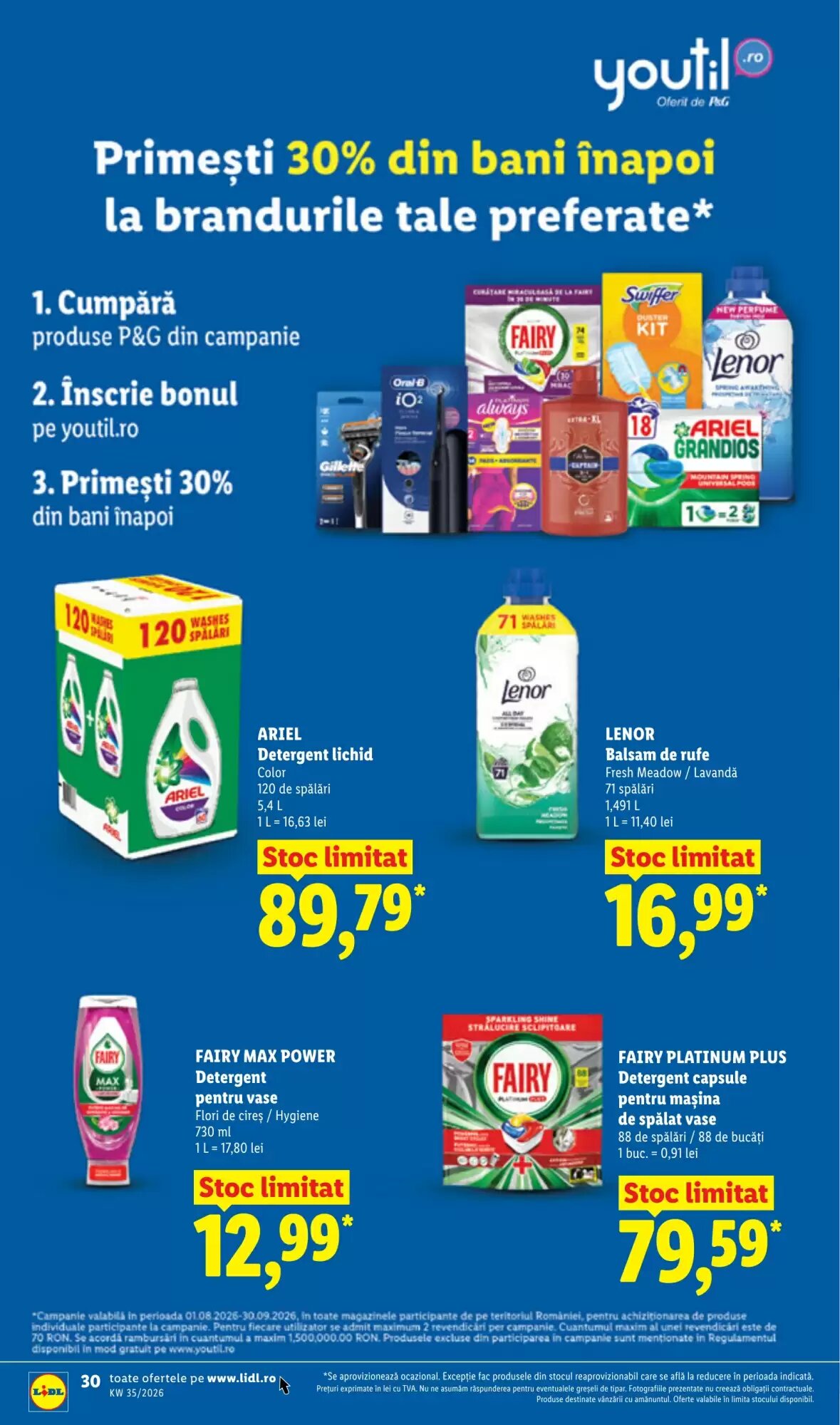 Catalogul cu oferte Lidl valabil de la 24.08.2026 - Pagina 30.