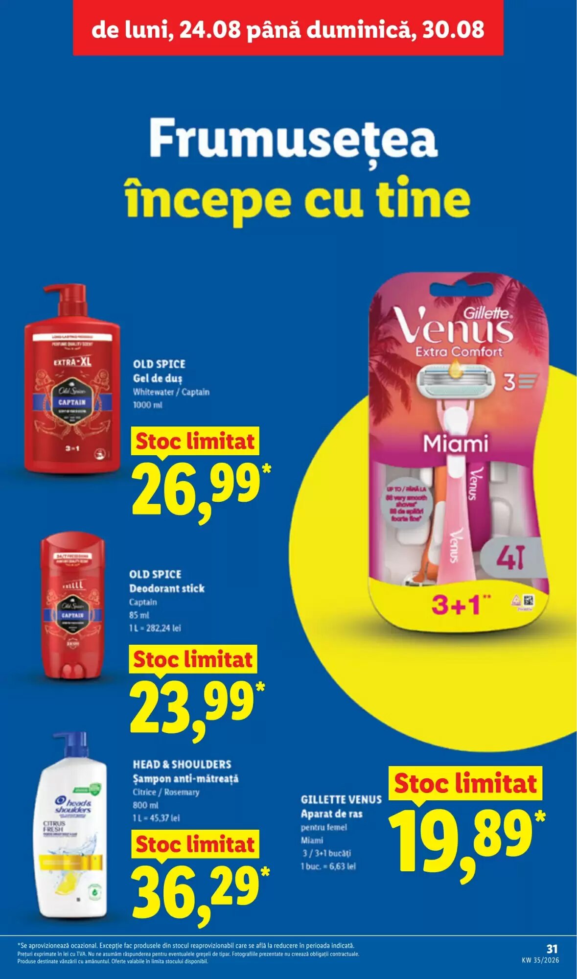 Catalogul cu oferte Lidl valabil de la 24.08.2026 - Pagina 31.