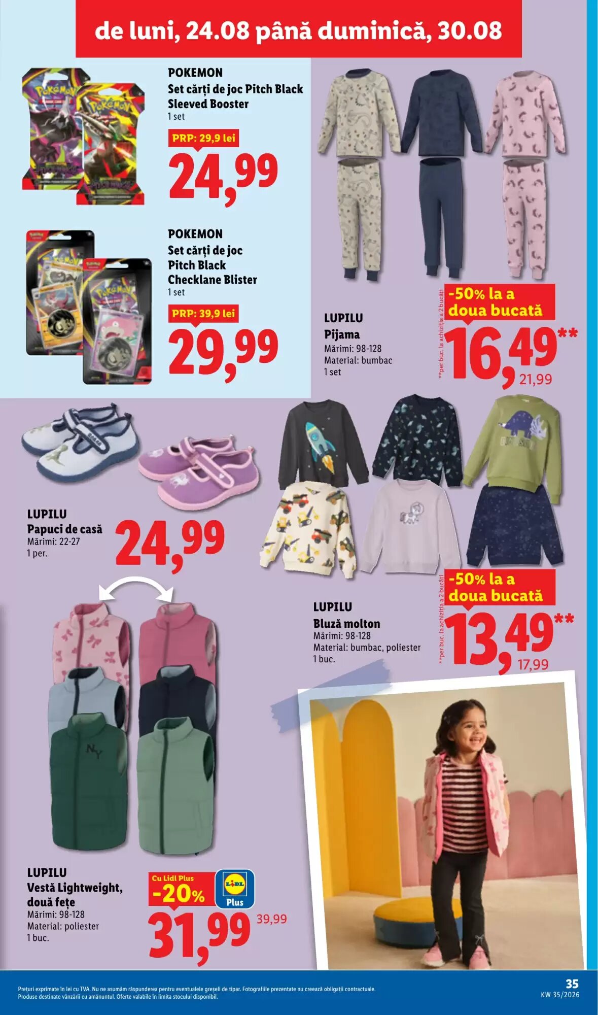 Catalogul cu oferte Lidl valabil de la 24.08.2026 - Pagina 35.