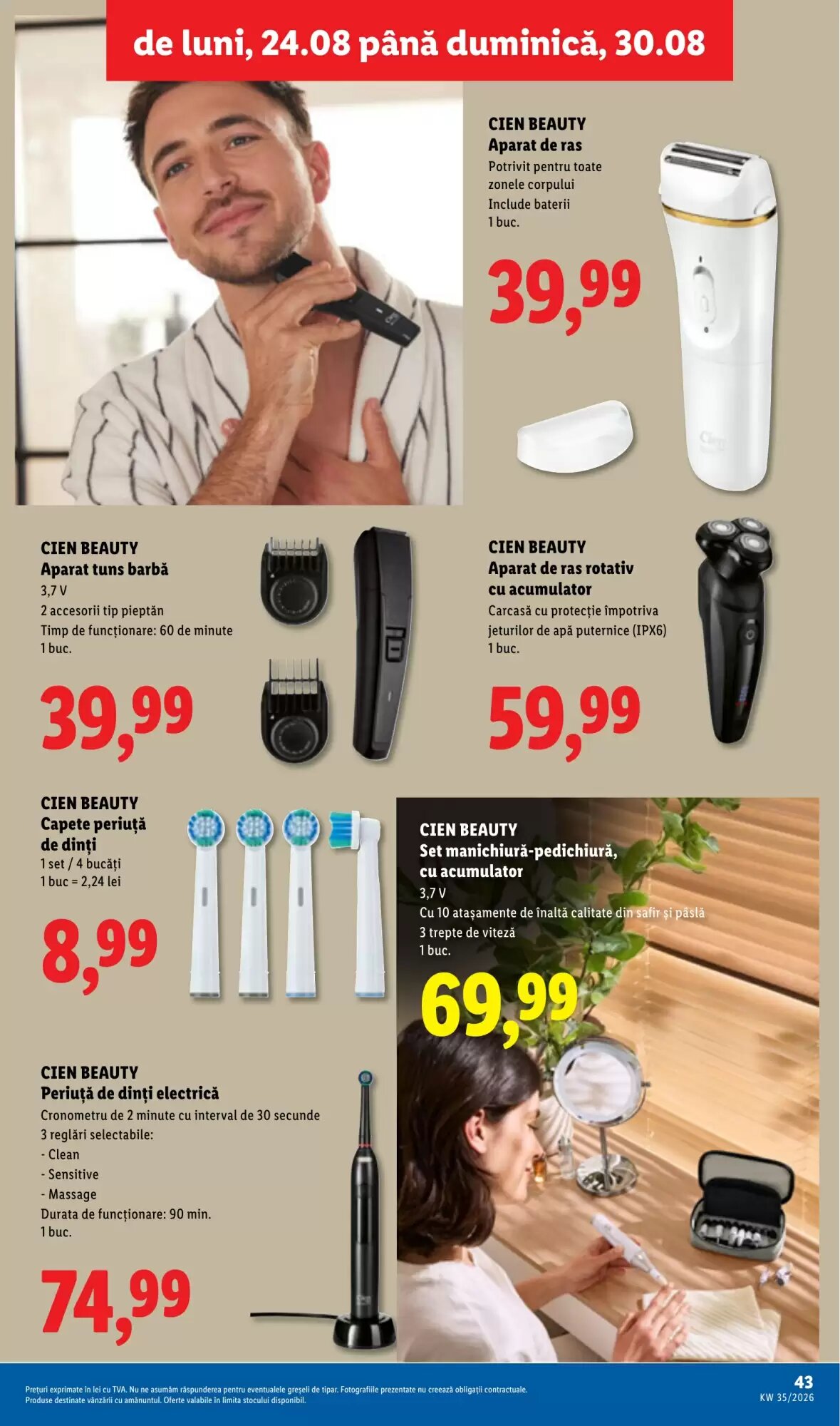 Catalogul cu oferte Lidl valabil de la 24.08.2026 - Pagina 43.