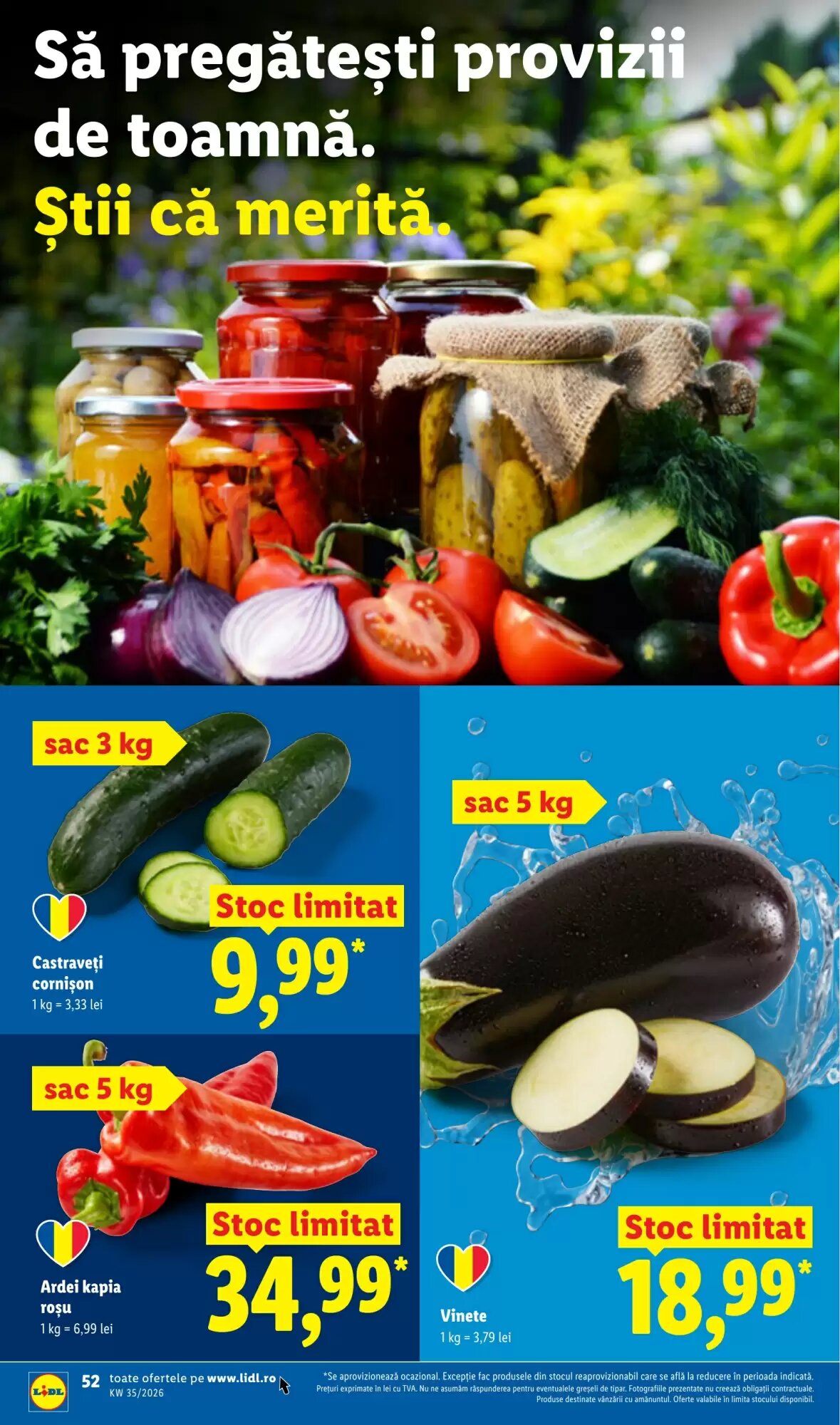 Catalogul cu oferte Lidl valabil de la 24.08.2026 - Pagina 52.