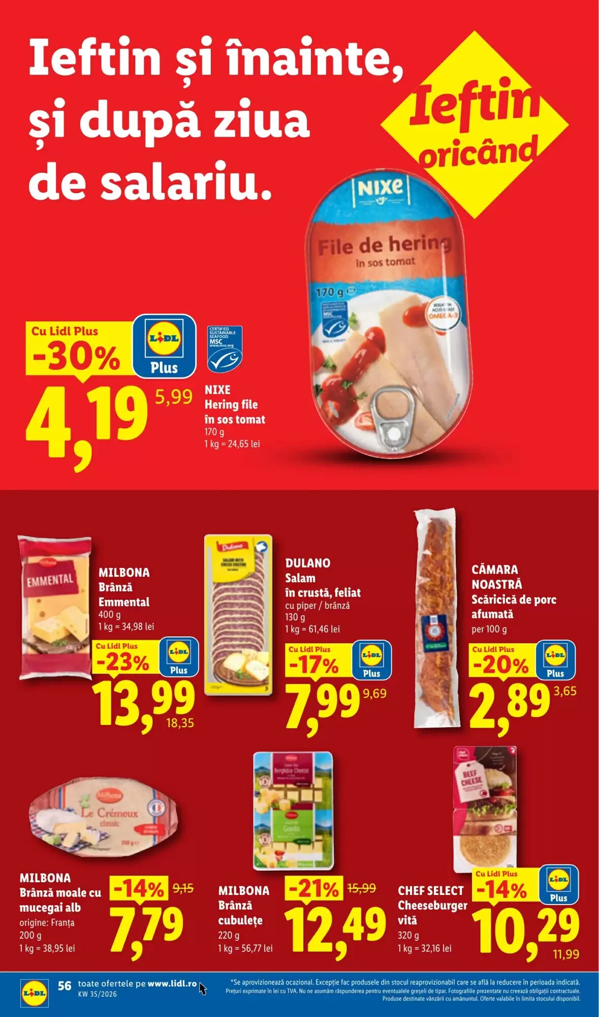 Catalogul cu oferte Lidl valabil de la 24.08.2026 - Pagina 56.
