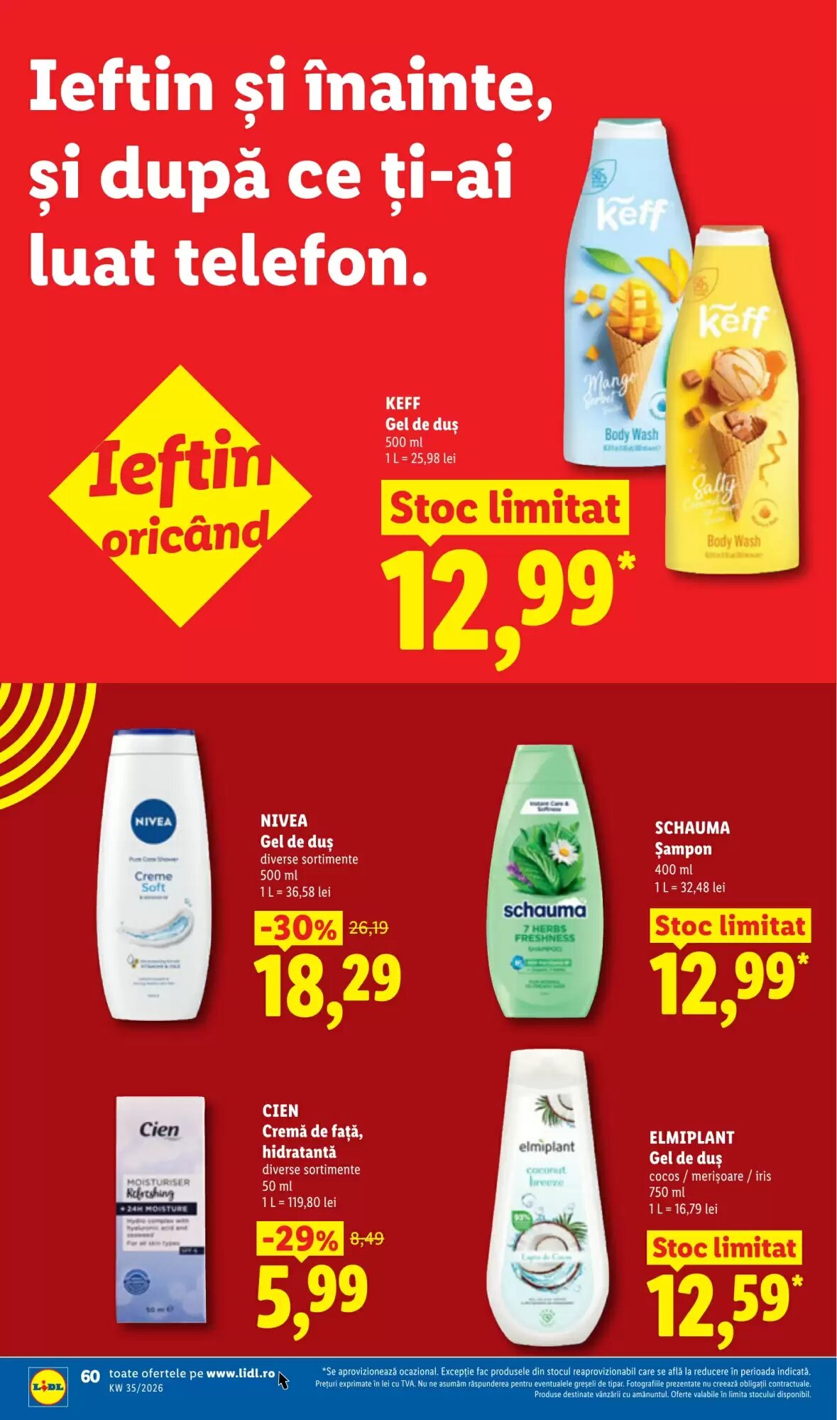 Catalogul cu oferte Lidl valabil de la 24.08.2026 - Pagina 60.