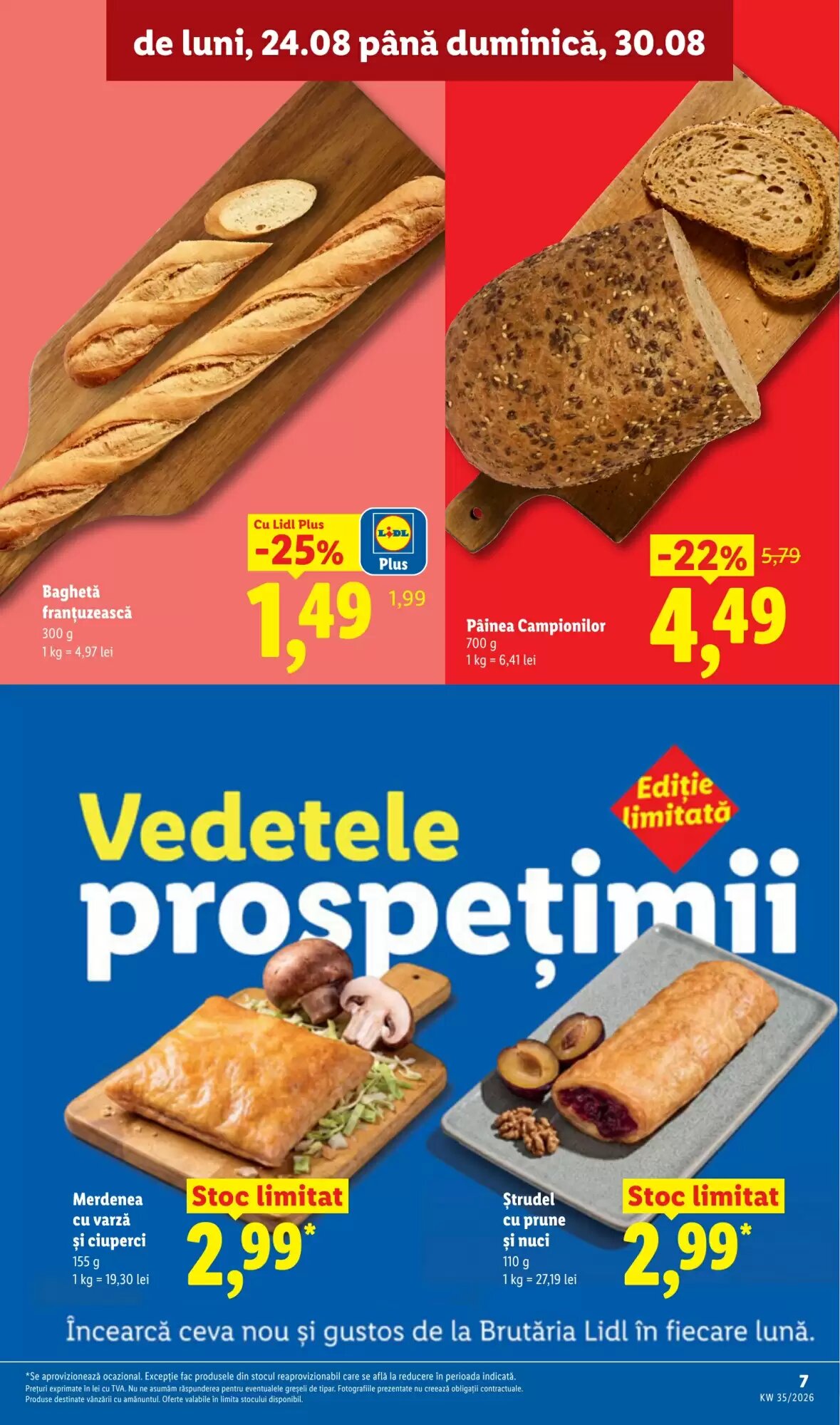 Catalogul cu oferte Lidl valabil de la 24.08.2026 - Pagina 7.