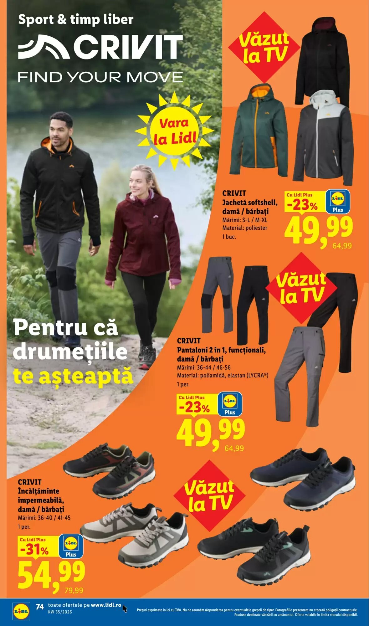 Catalogul cu oferte Lidl valabil de la 24.08.2026 - Pagina 74.