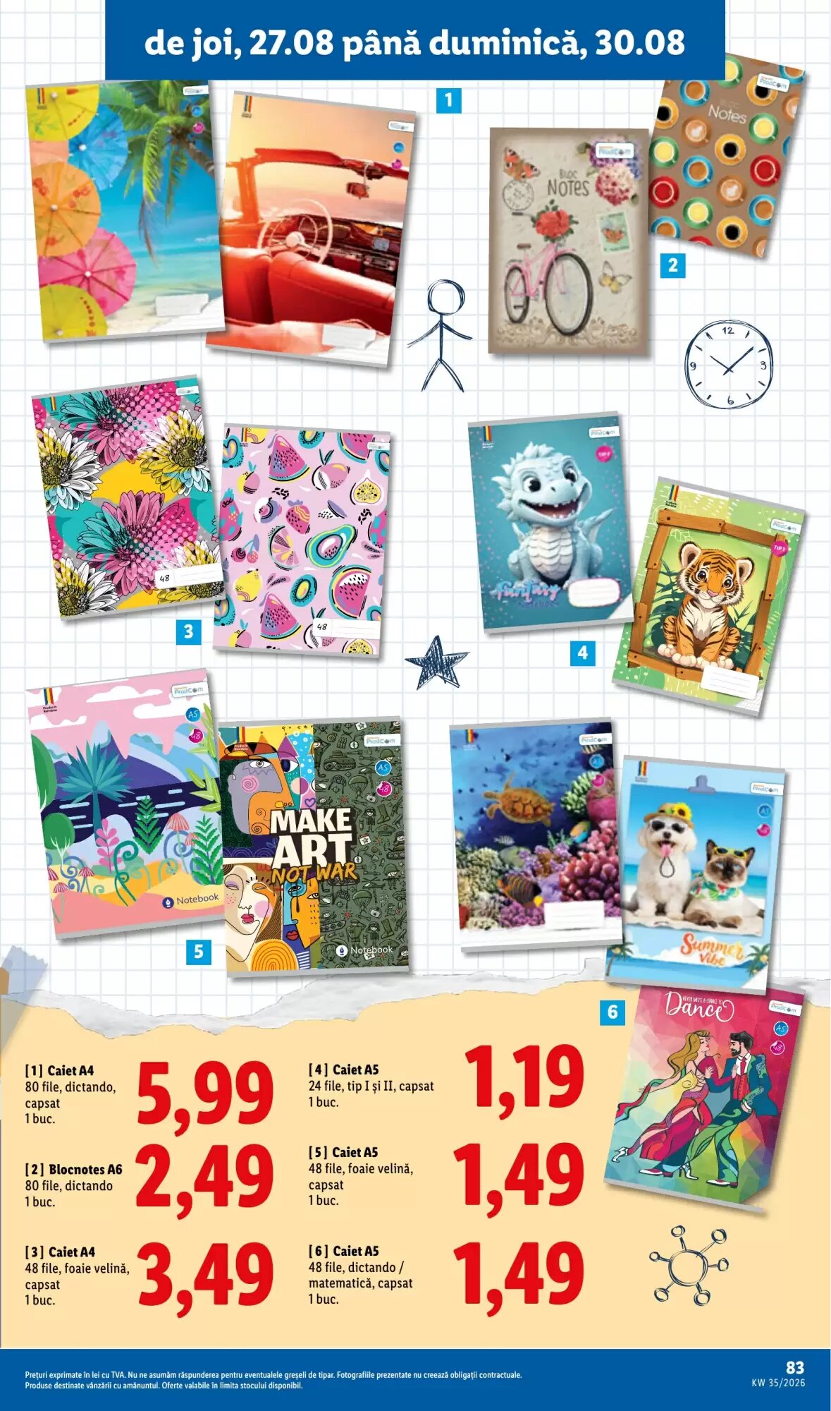 Catalogul cu oferte Lidl valabil de la 24.08.2026 - Pagina 83.