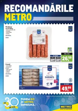 Catalogul cu oferte Metro valabil de la 24.08.2026