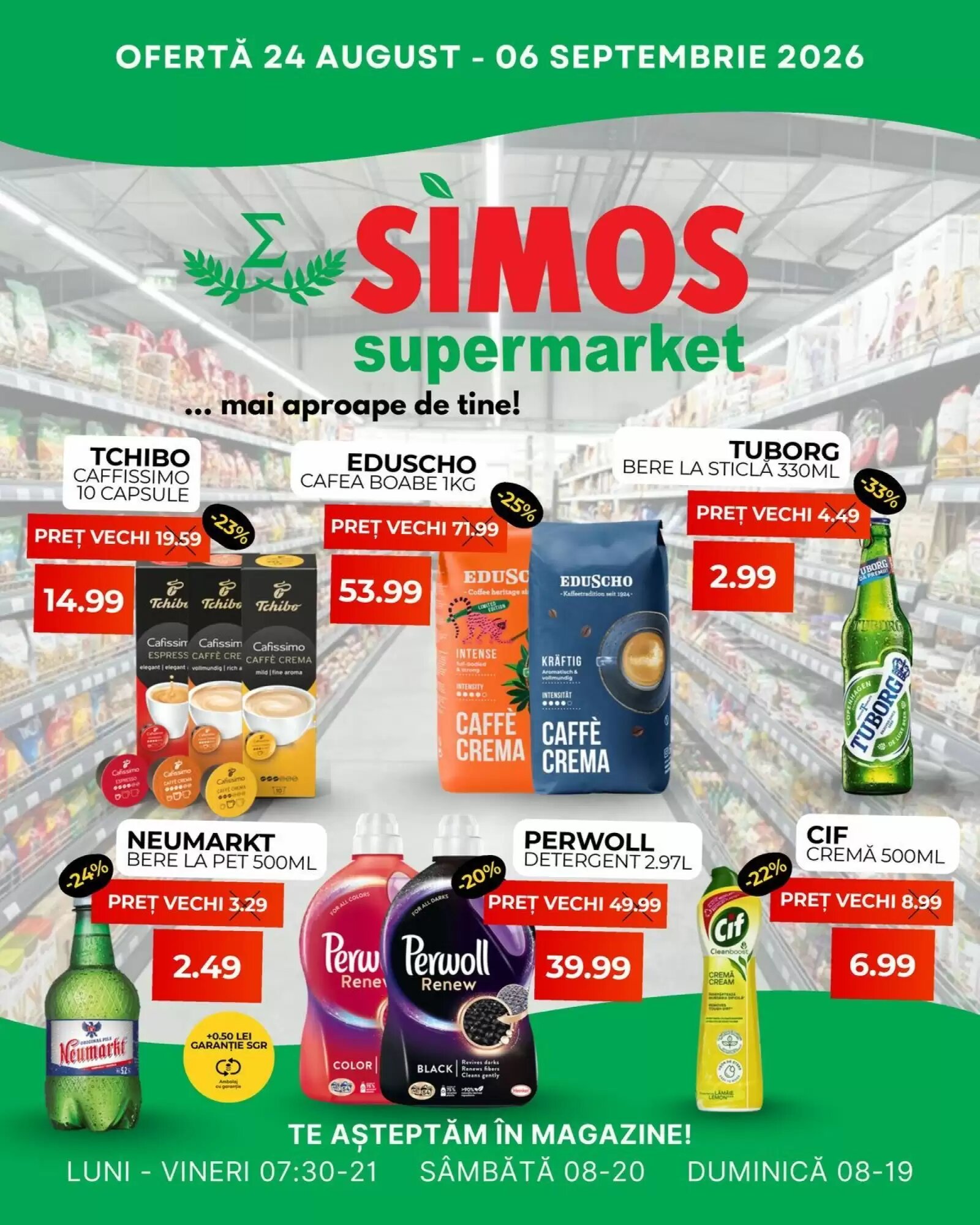 Catalogul cu oferte Simos valabil de la 24.08.2026 - Pagina 1.