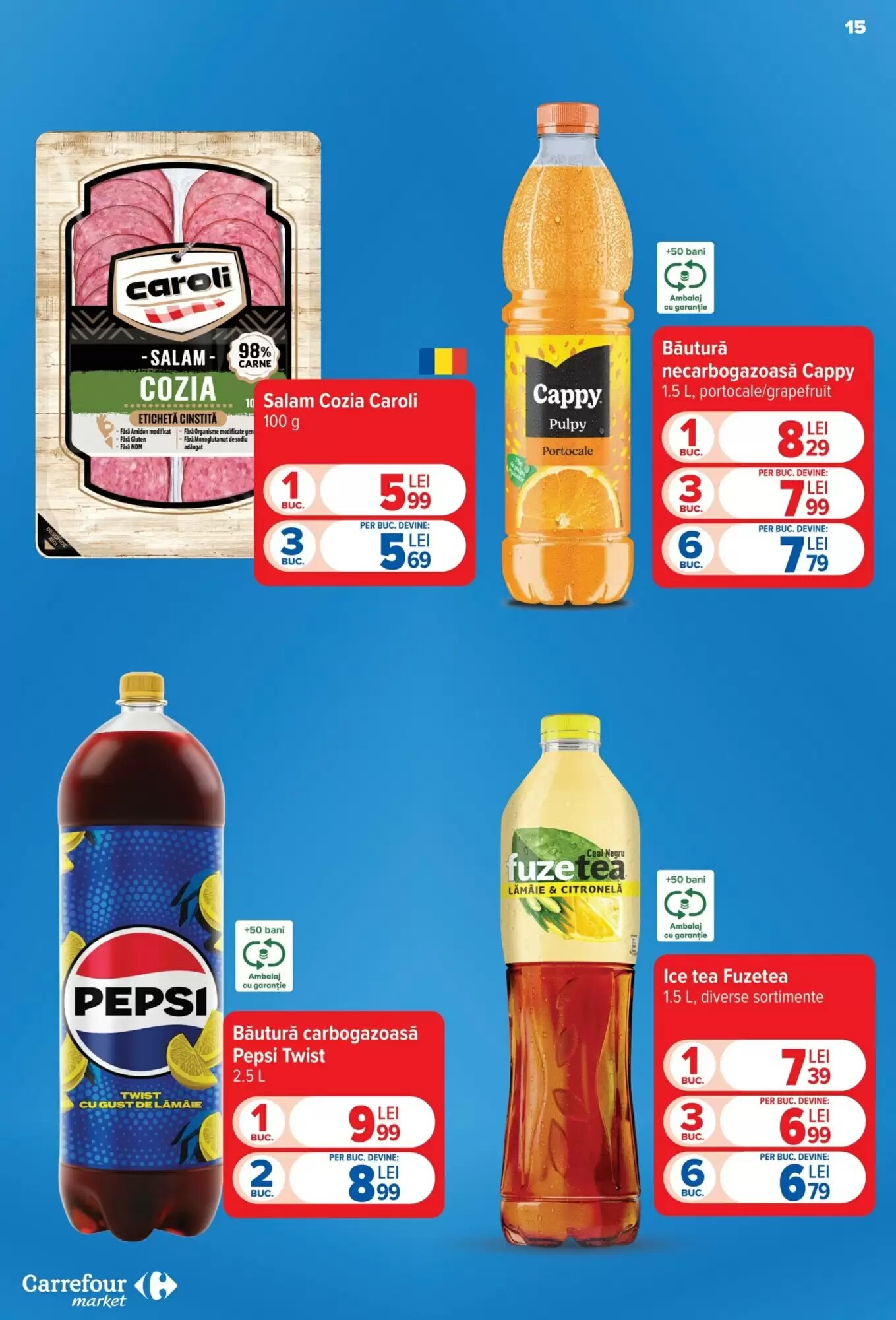 Catalogul cu oferte Carrefour Market valabil de la 26.08.2026 - Pagina 15.
