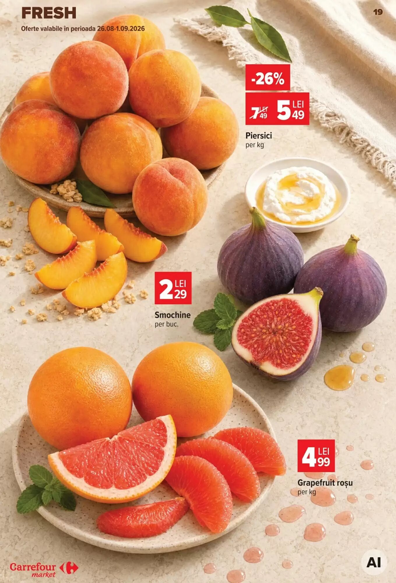 Catalogul cu oferte Carrefour Market valabil de la 26.08.2026 - Pagina 19.