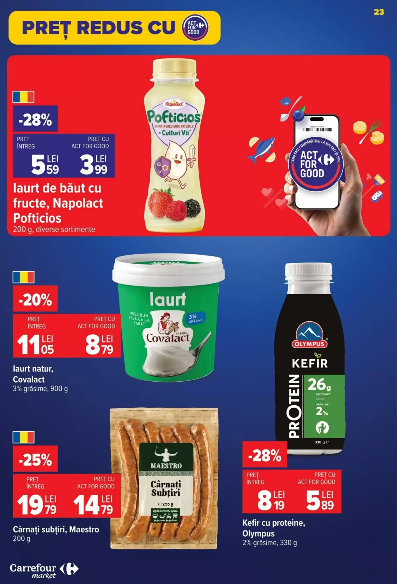 Catalogul cu oferte Carrefour Market valabil de la 26.08.2026 - Pagina 23.