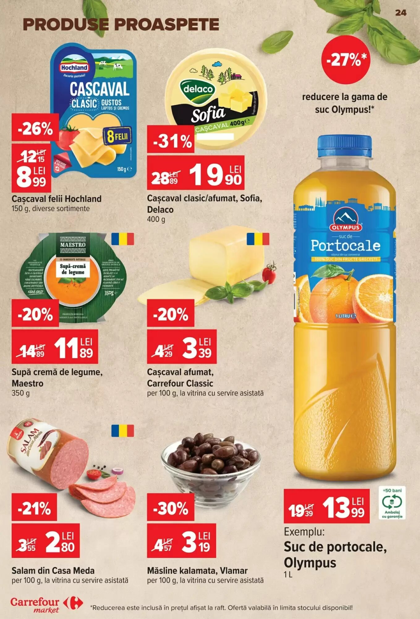 Catalogul cu oferte Carrefour Market valabil de la 26.08.2026 - Pagina 24.