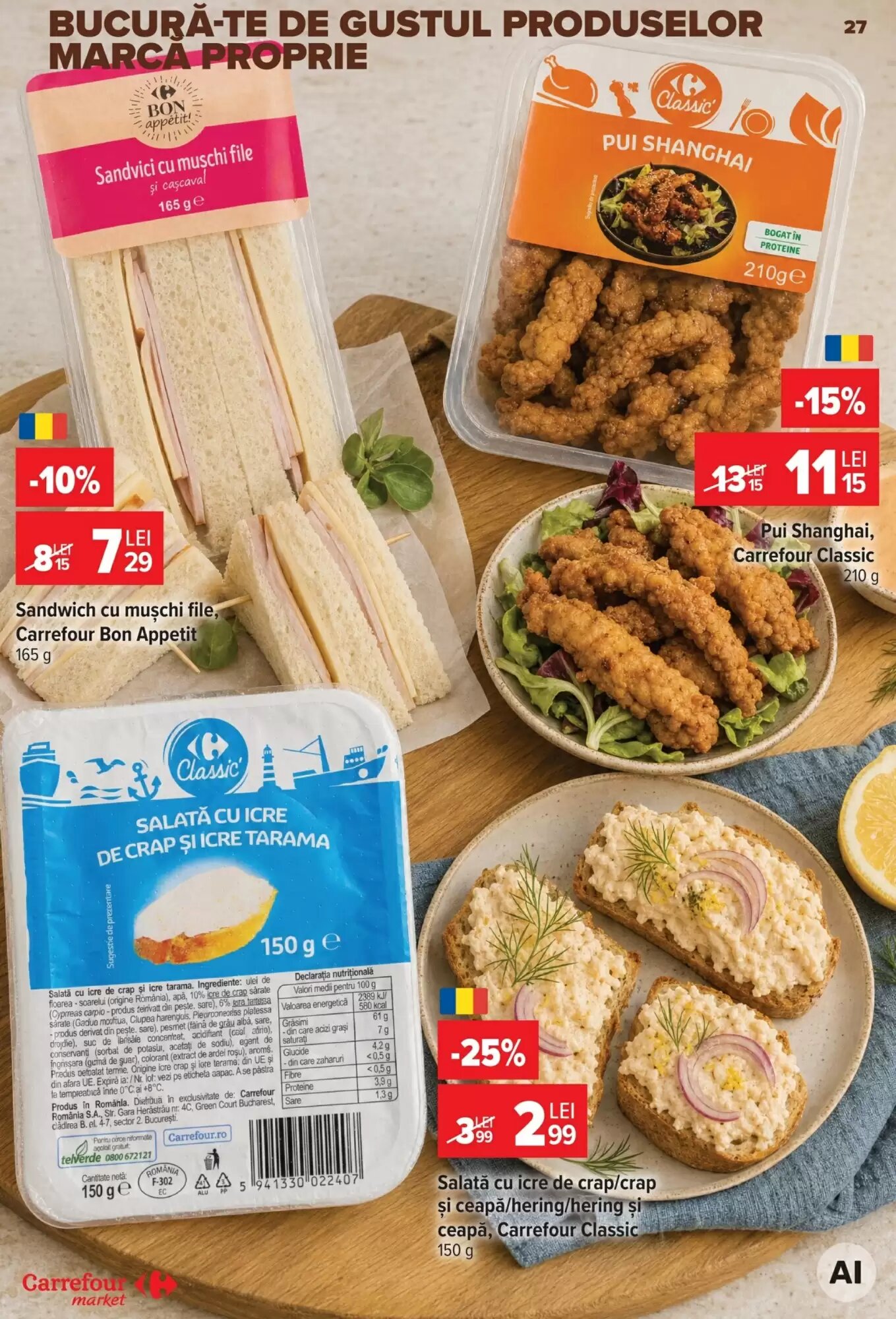 Catalogul cu oferte Carrefour Market valabil de la 26.08.2026 - Pagina 27.