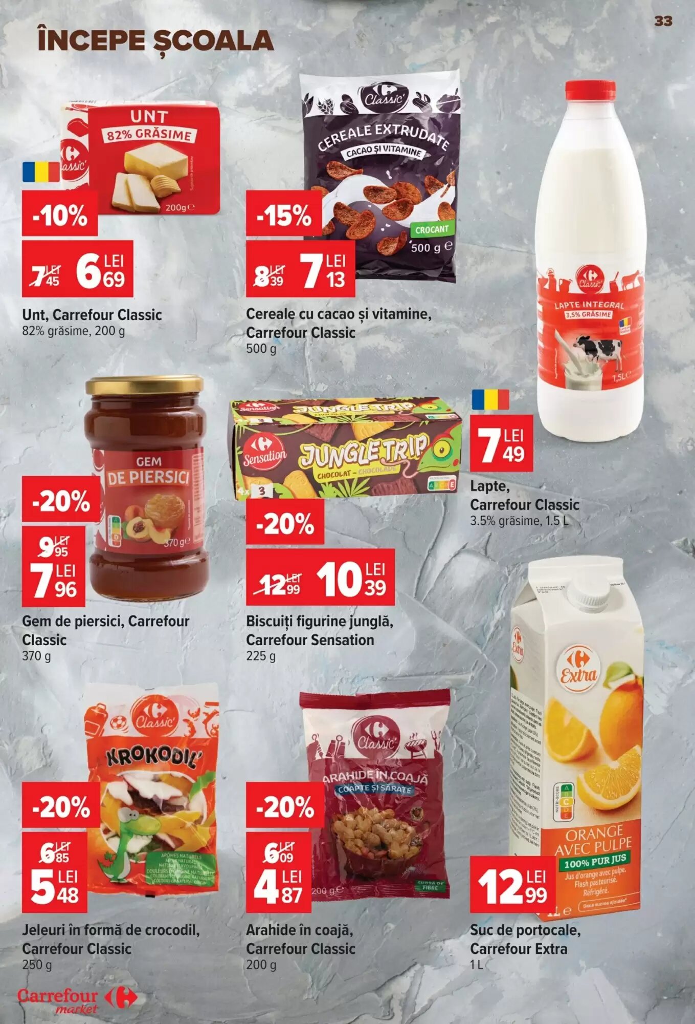 Catalogul cu oferte Carrefour Market valabil de la 26.08.2026 - Pagina 33.