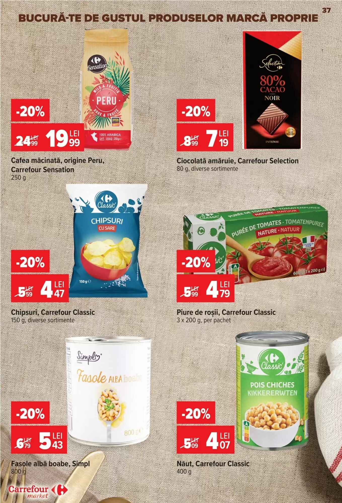 Catalogul cu oferte Carrefour Market valabil de la 26.08.2026 - Pagina 37.