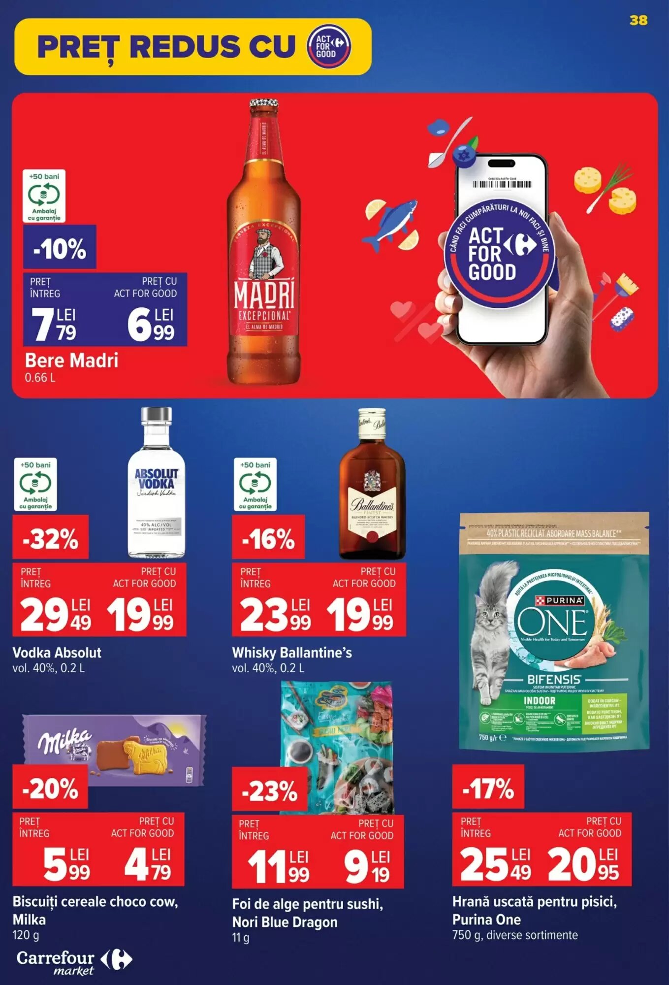 Catalogul cu oferte Carrefour Market valabil de la 26.08.2026 - Pagina 38.